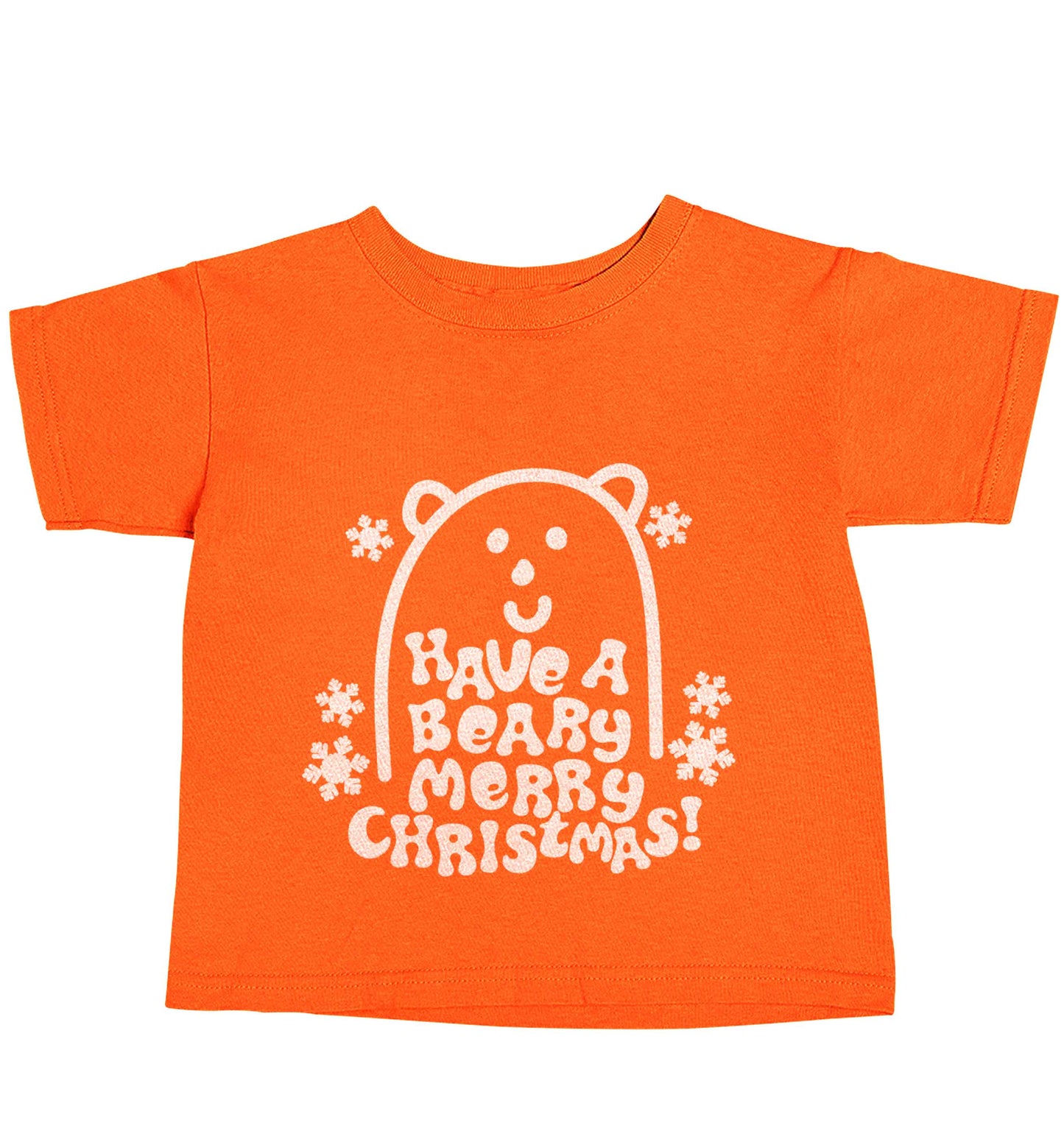 Save The Polar Bears orange baby toddler Tshirt 2 Years