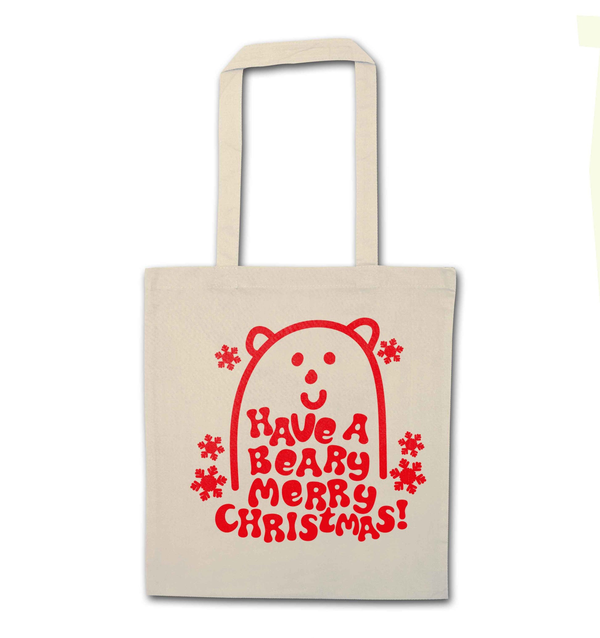 Save The Polar Bears natural tote bag
