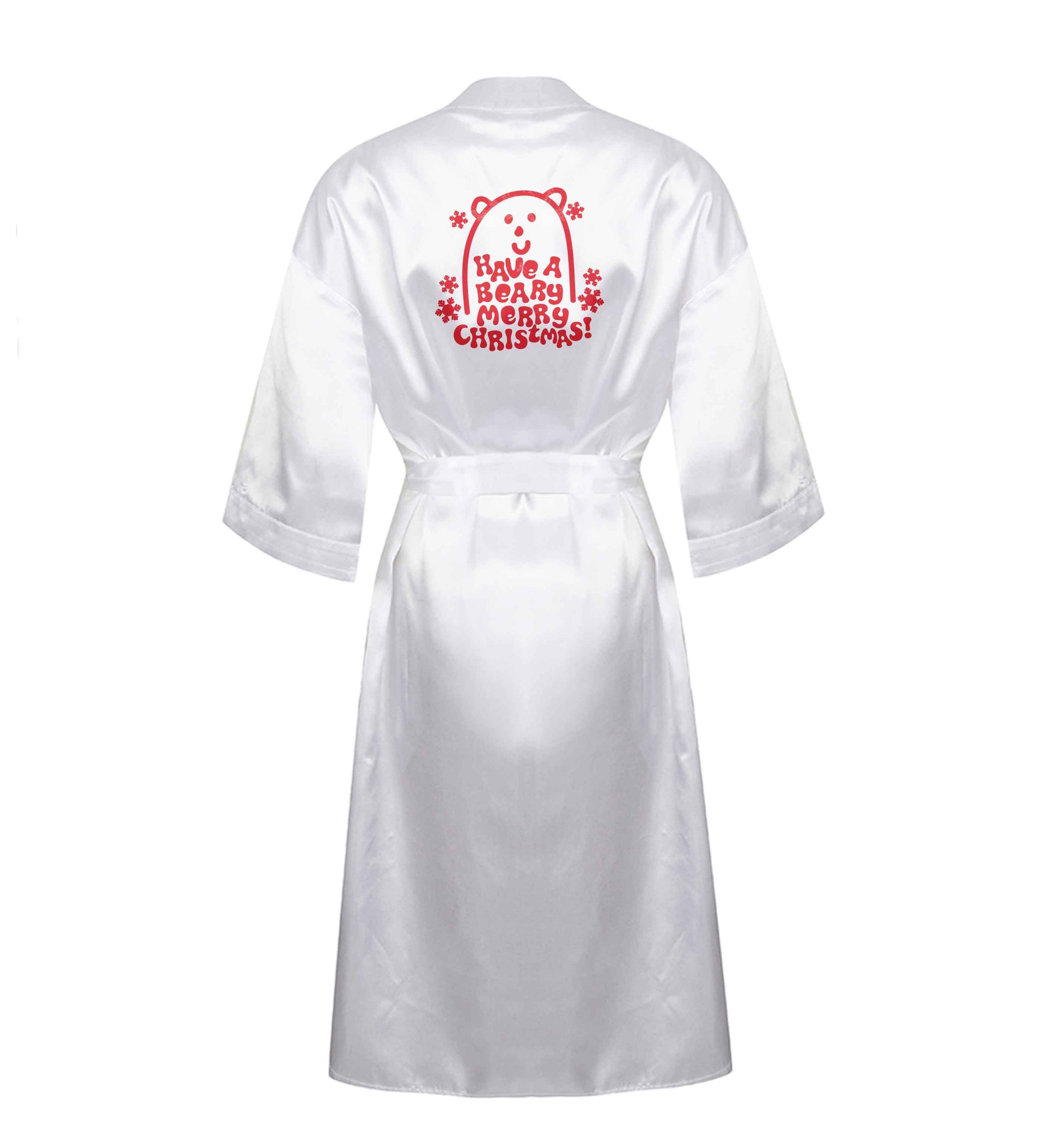 Save The Polar Bears XL/XXL white ladies dressing gown size 16/18