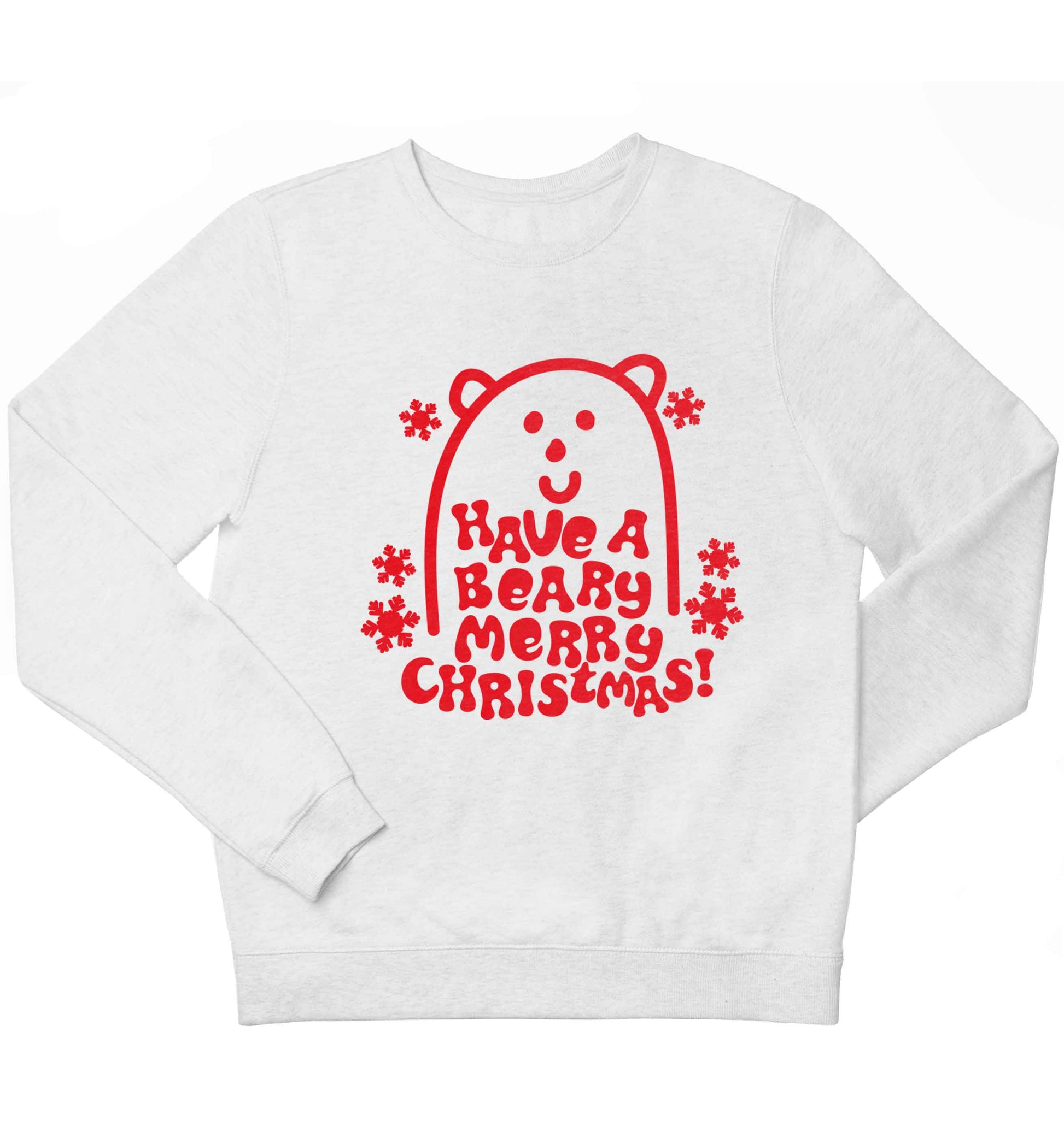 Save The Polar Bears children's white sweater 12-13 Years