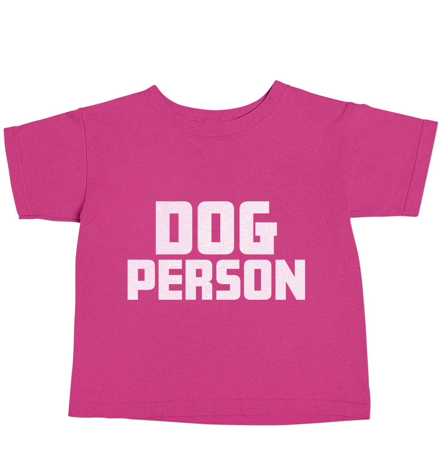 Dog Person Kit pink baby toddler Tshirt 2 Years
