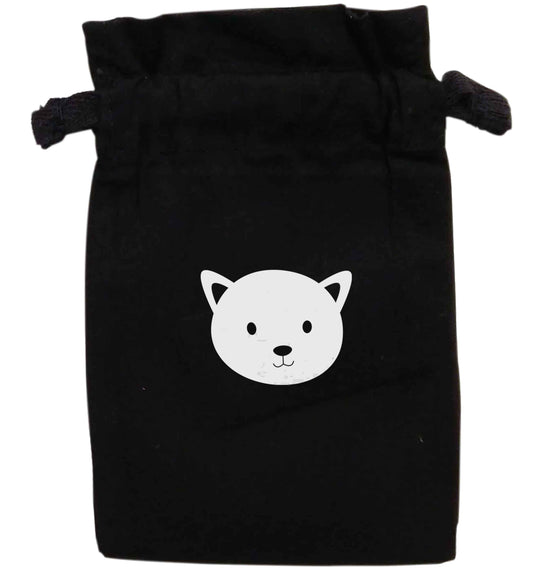 Cat face only Kit | XS - L | Pouch / Drawstring bag / Sack | Organic Cotton | Bulk discounts available!