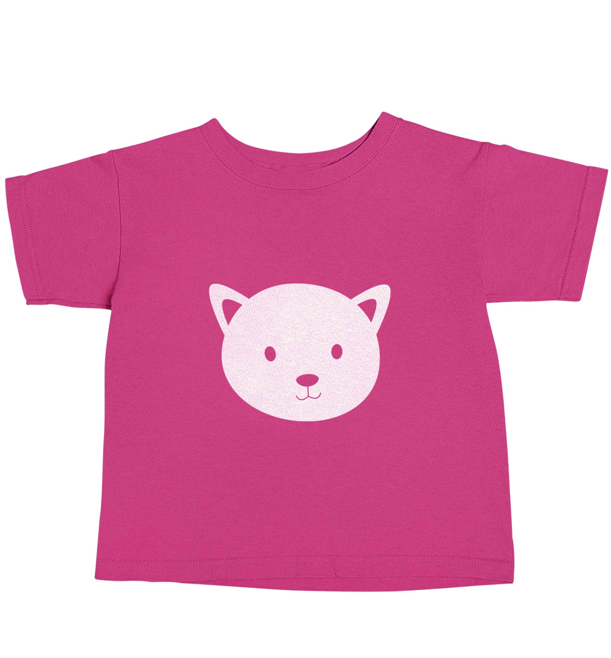 Cat face only Kit pink baby toddler Tshirt 2 Years