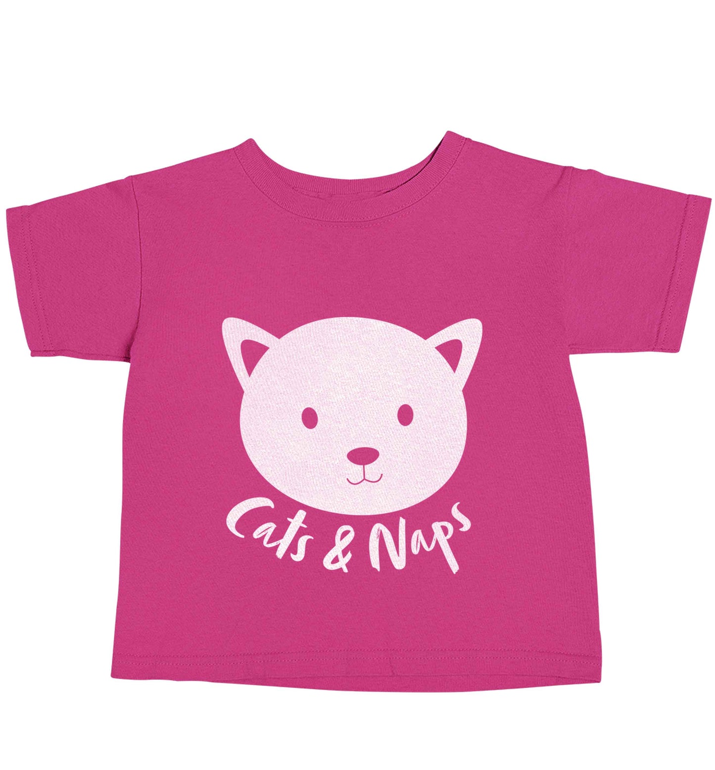 Cats and naps Kit pink baby toddler Tshirt 2 Years