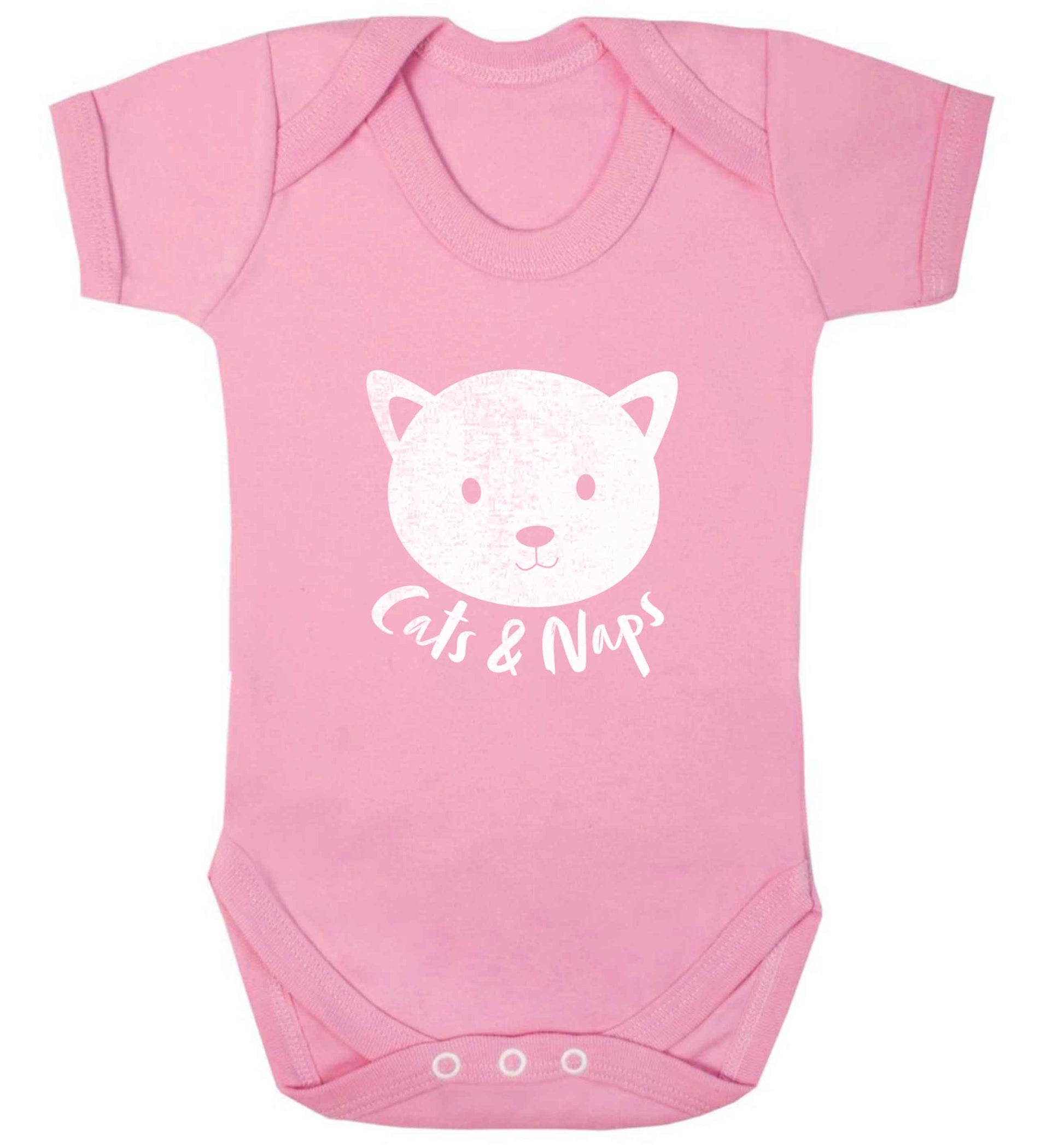 Cats and naps Kit baby vest pale pink 18-24 months