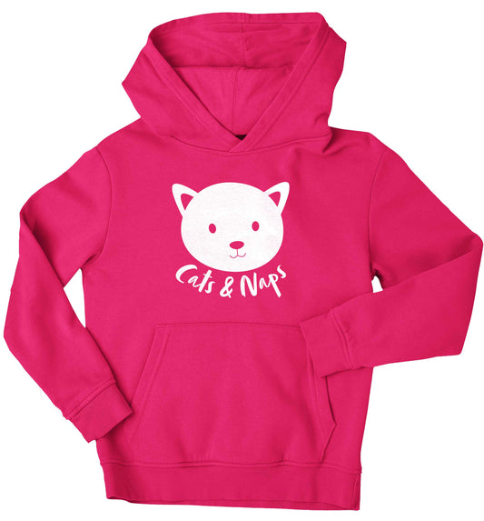Cats and naps Kit children's pink hoodie 12-13 Years