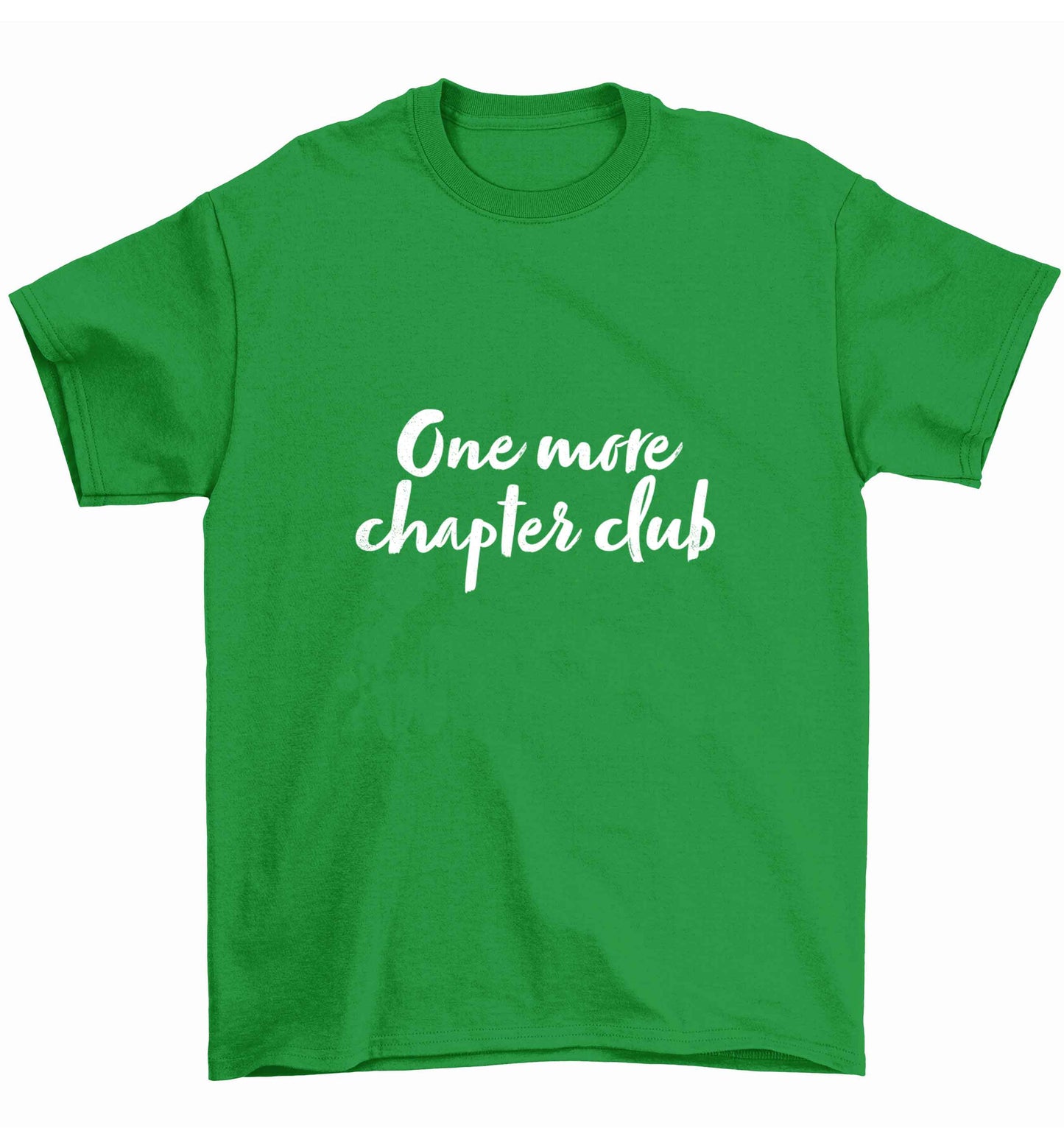 One more chapter club Kit Children's green Tshirt 12-13 Years