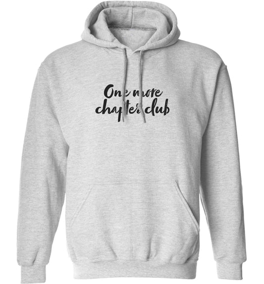 One more chapter club Kit adults unisex grey hoodie 2XL
