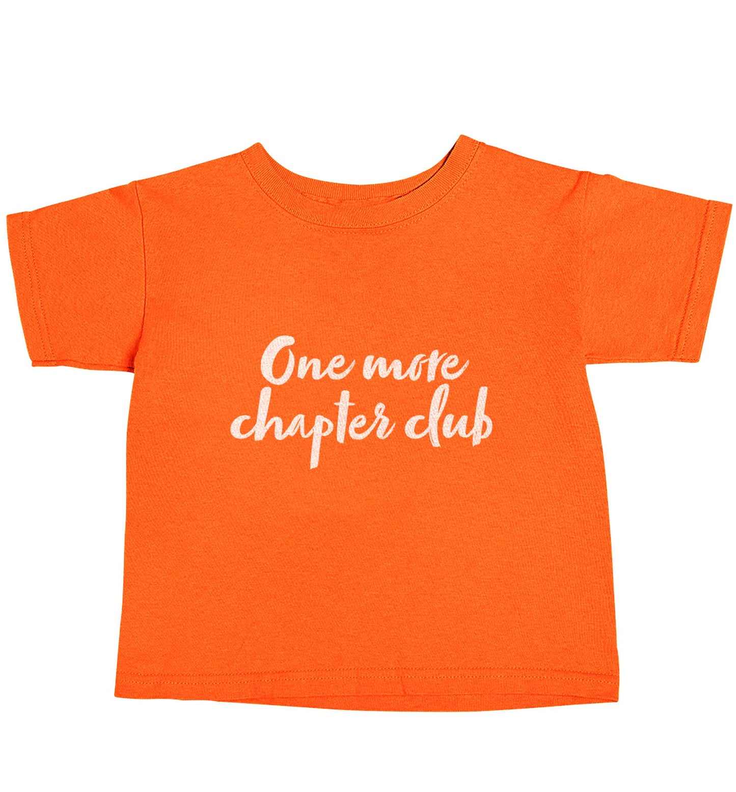 One more chapter club Kit orange baby toddler Tshirt 2 Years