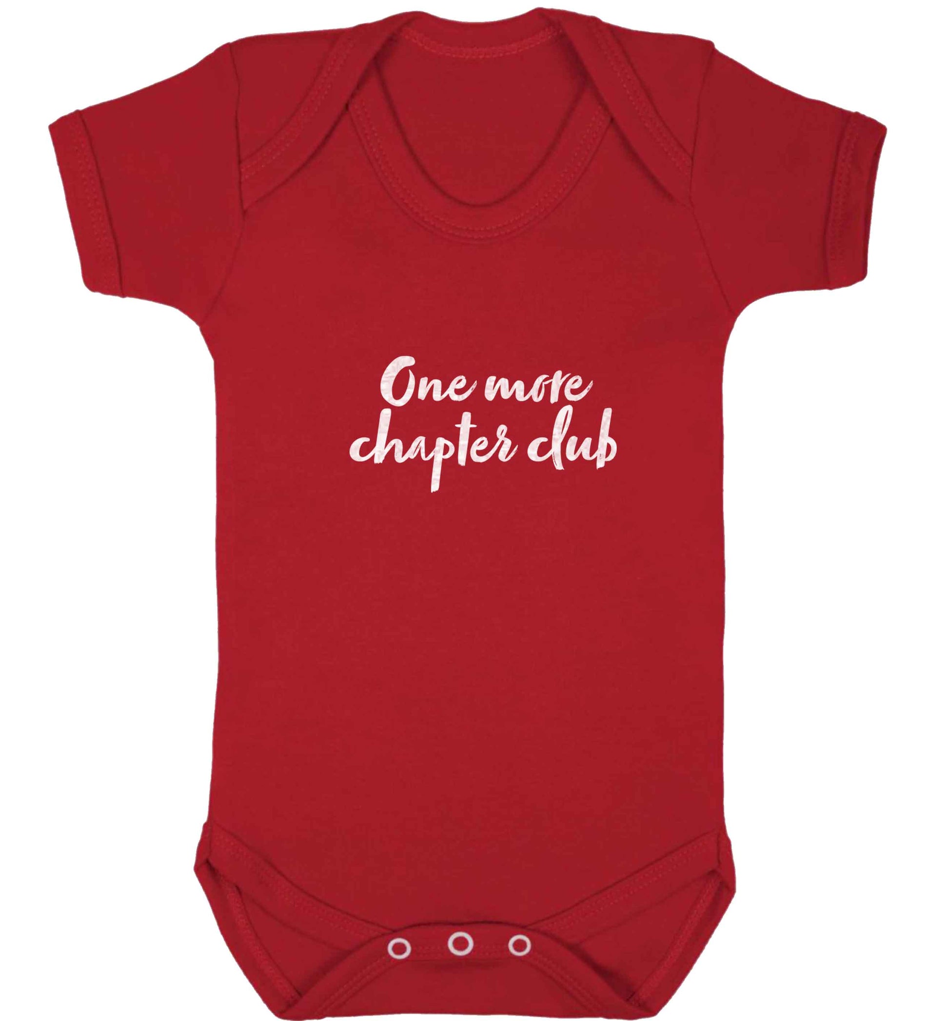 One more chapter club Kit baby vest red 18-24 months