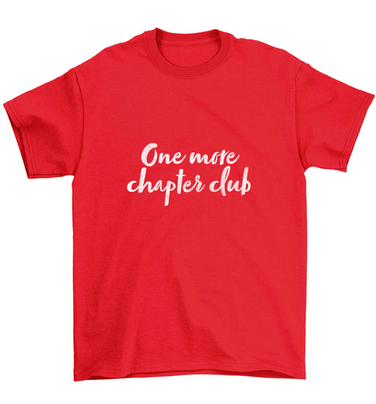 One more chapter club Kit Children's red Tshirt 12-13 Years
