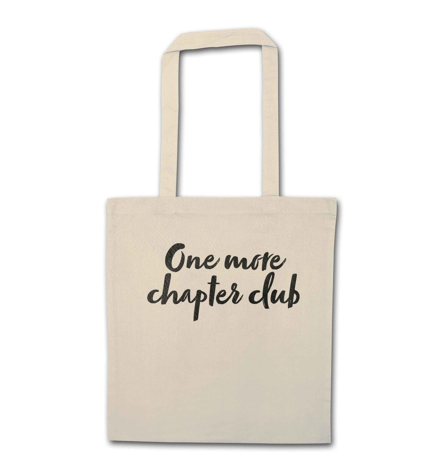 One more chapter club Kit natural tote bag