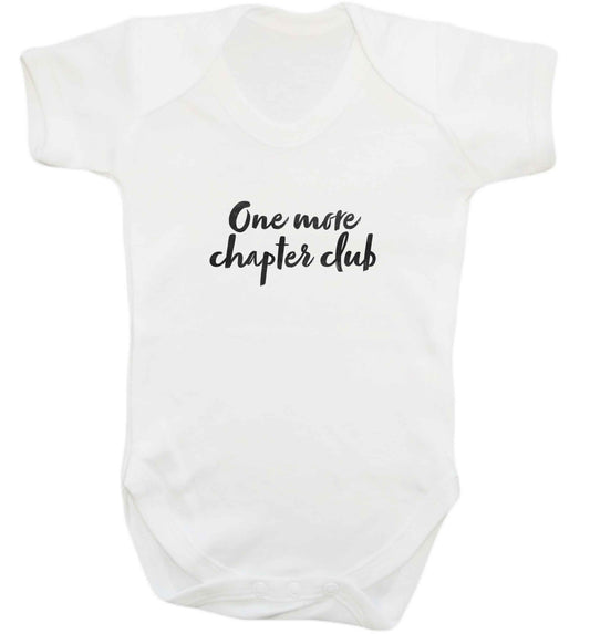 One more chapter club Kit baby vest white 18-24 months