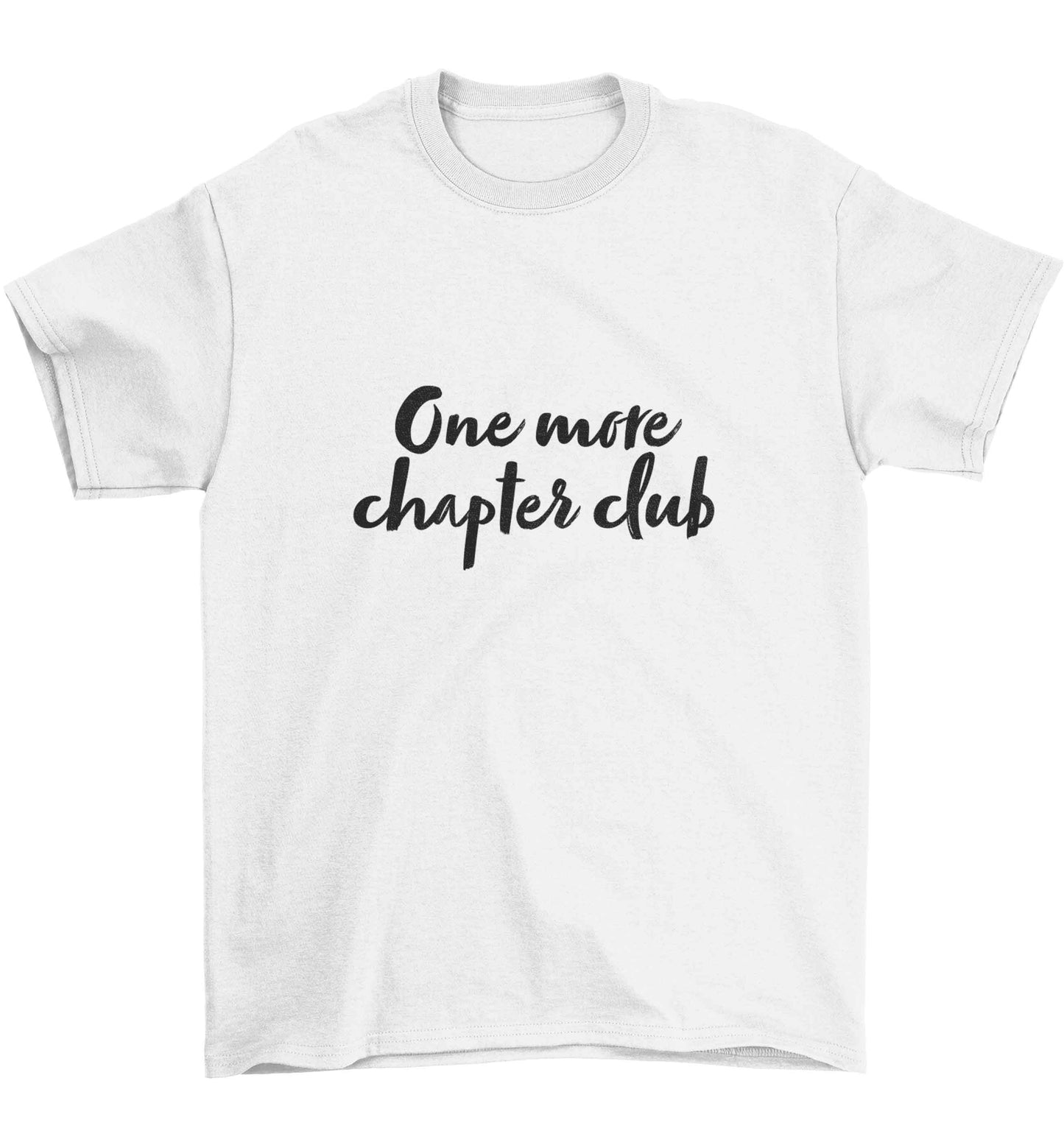 One more chapter club Kit Children's white Tshirt 12-13 Years