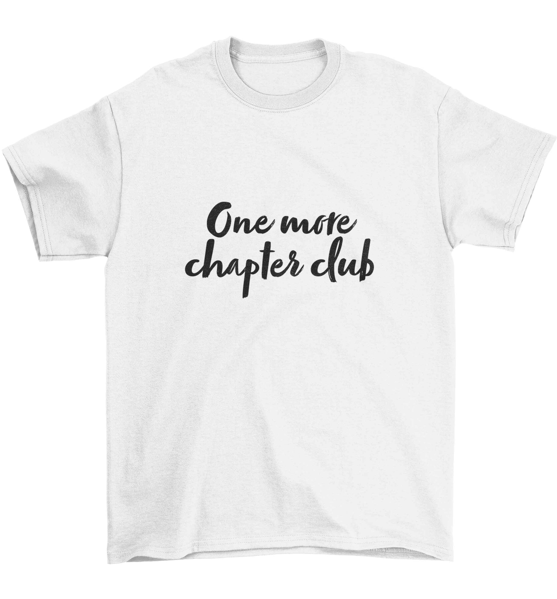 One more chapter club Kit Children's white Tshirt 12-13 Years