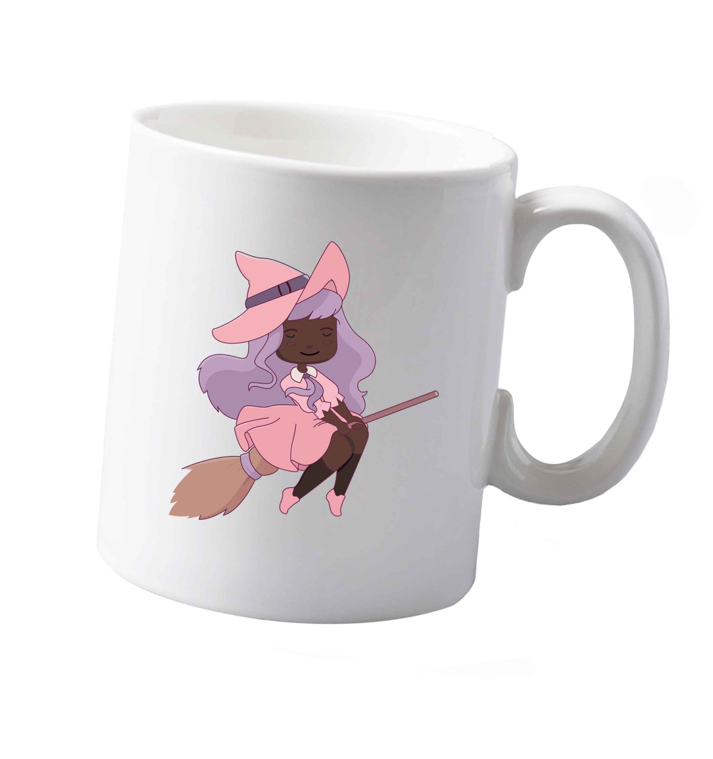 10 oz Witch illustration Kit ceramic mug both sides
