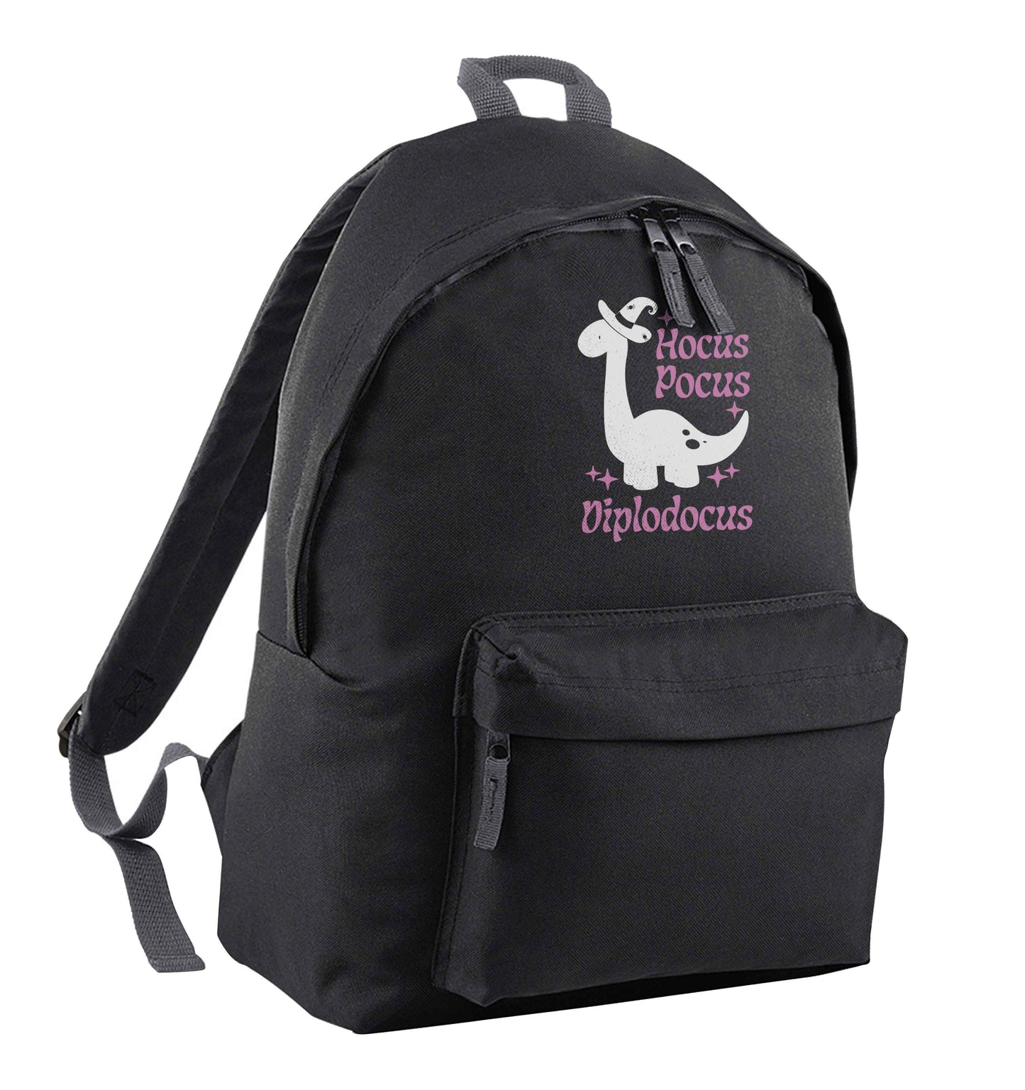 Hocus pocus diplodocus Kit black children's backpack