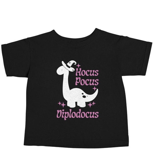 Hocus pocus diplodocus Kit Black baby toddler Tshirt 2 years