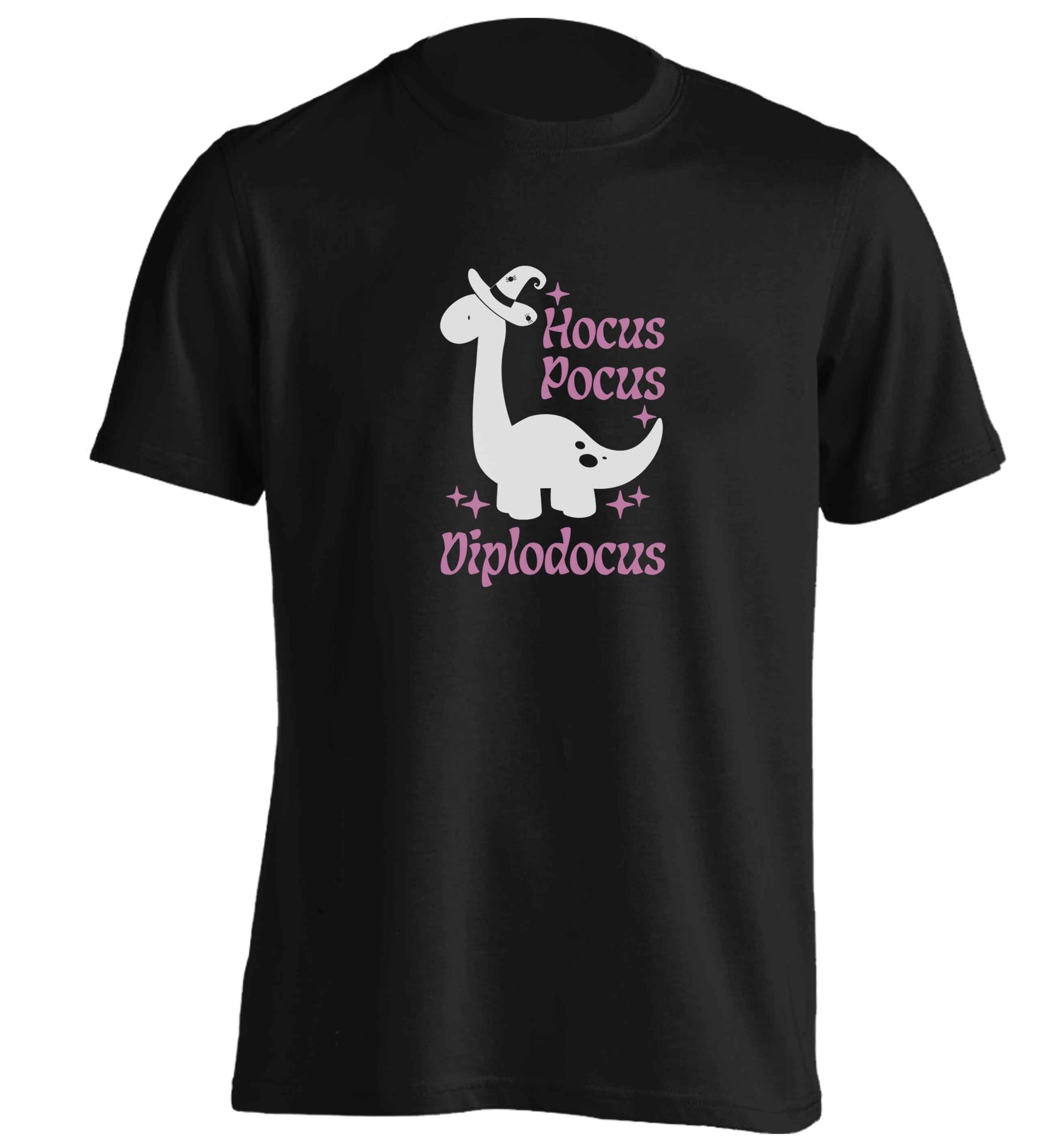 Hocus pocus diplodocus Kit adults unisex black Tshirt 2XL
