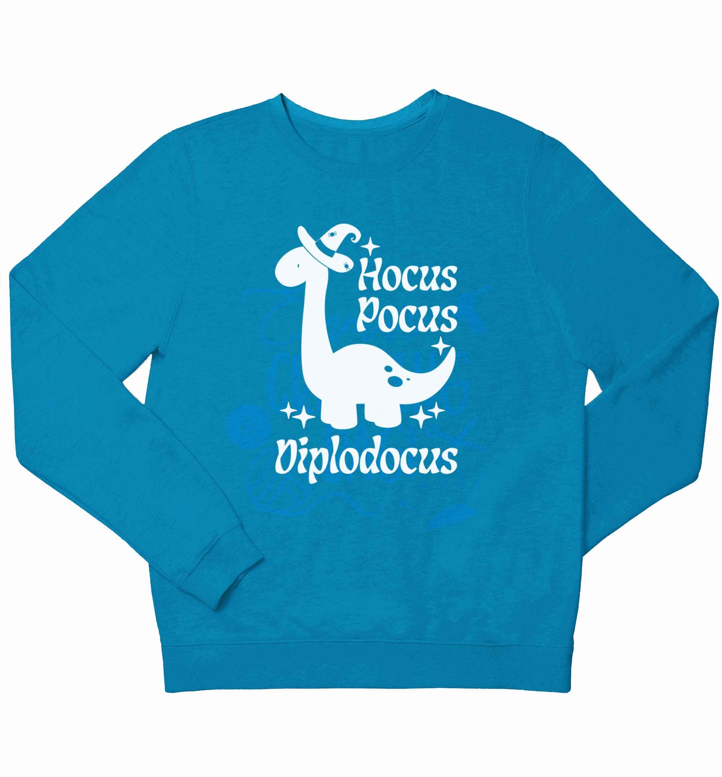 Hocus pocus diplodocus Kit children's blue sweater 12-13 Years