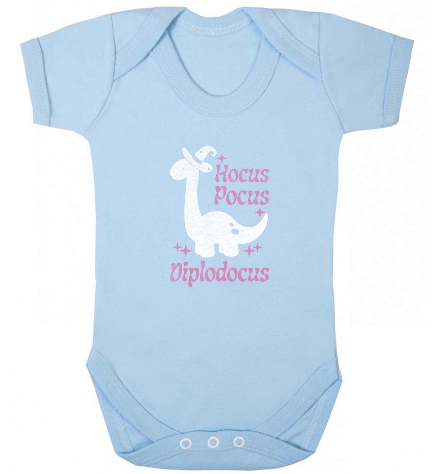 Hocus pocus diplodocus Kit baby vest pale blue 18-24 months