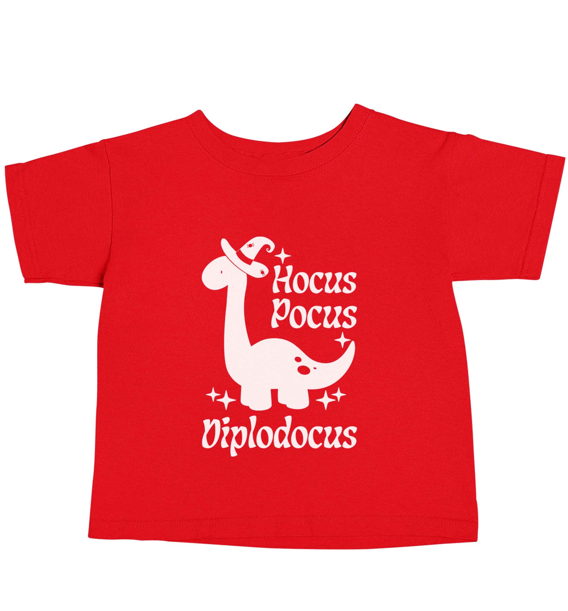 Hocus pocus diplodocus Kit red baby toddler Tshirt 2 Years