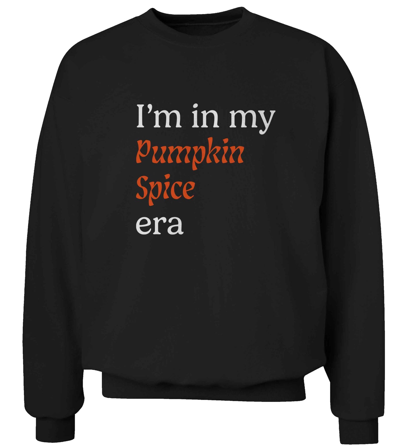 I'm in my pumpkin spice era Kit adult's unisex black sweater 2XL