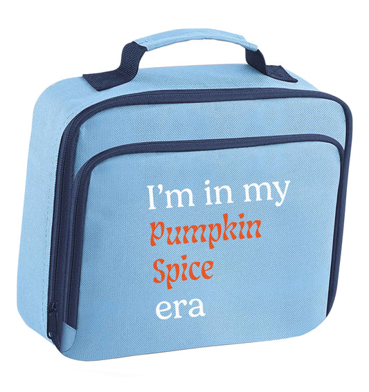 I'm in my pumpkin spice era Kit insulated blue lunch bag cooler