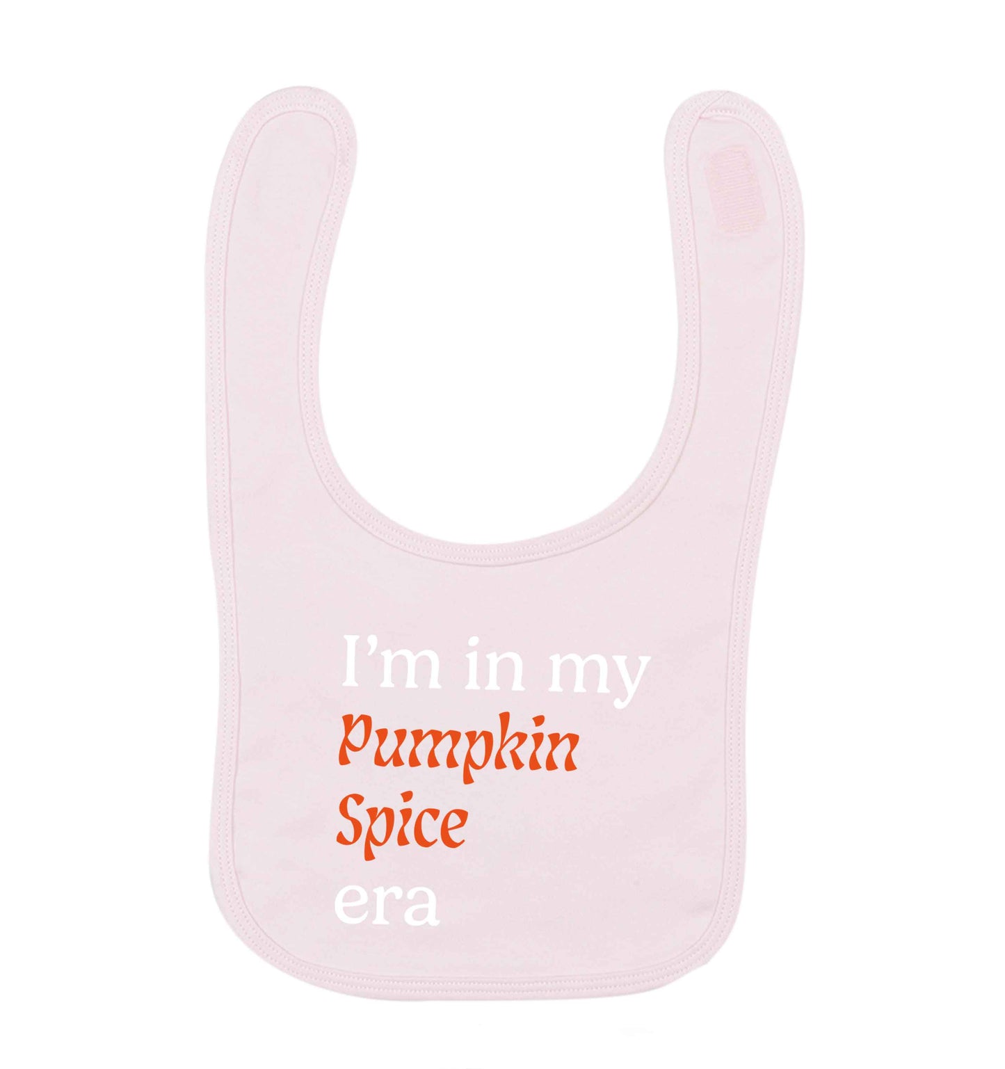 I'm in my pumpkin spice era Kit pale pink baby bib