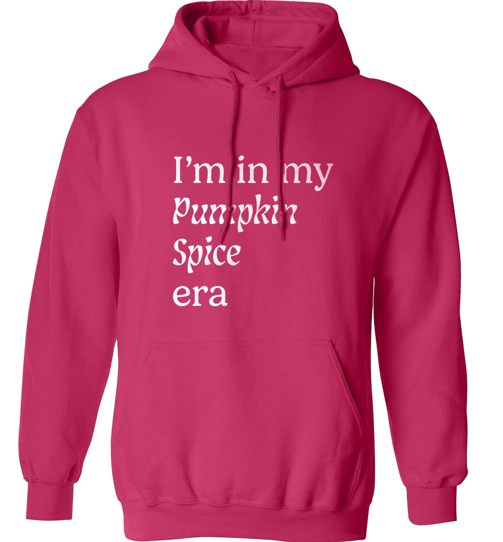 I'm in my pumpkin spice era Kit adults unisex pink hoodie 2XL