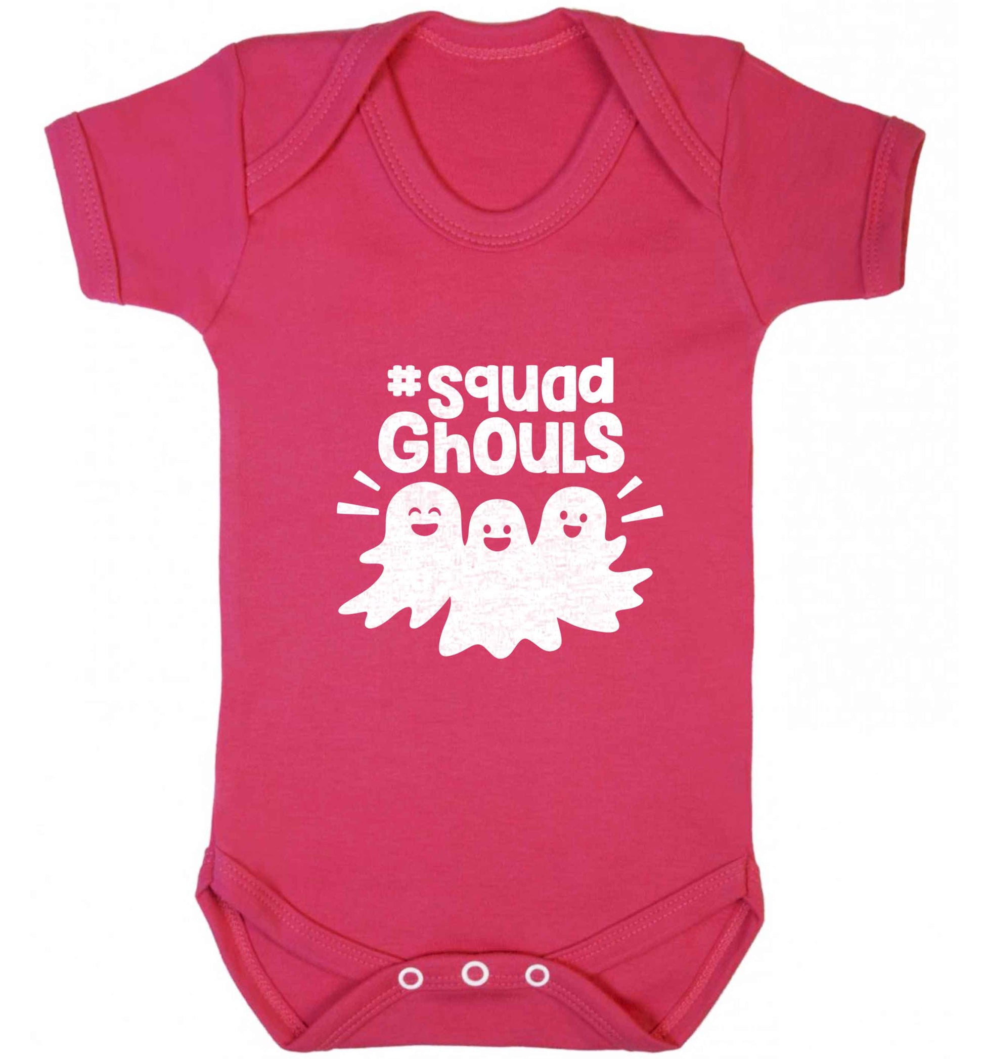 Squad ghouls Kit baby vest dark pink 18-24 months