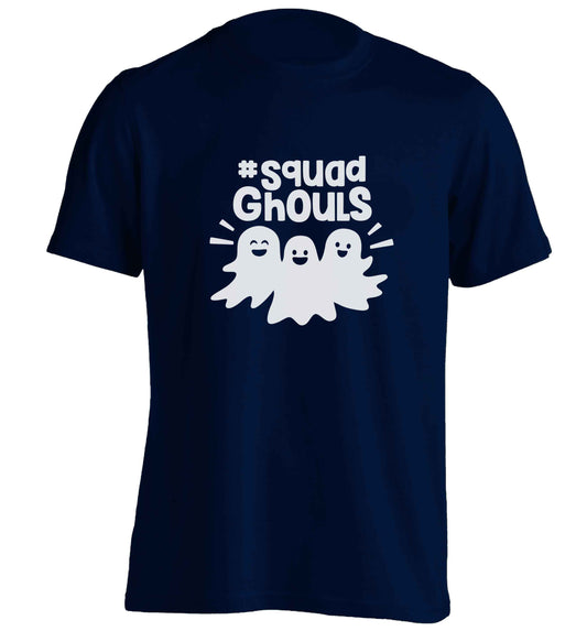 Squad ghouls Kit adults unisex navy Tshirt 2XL