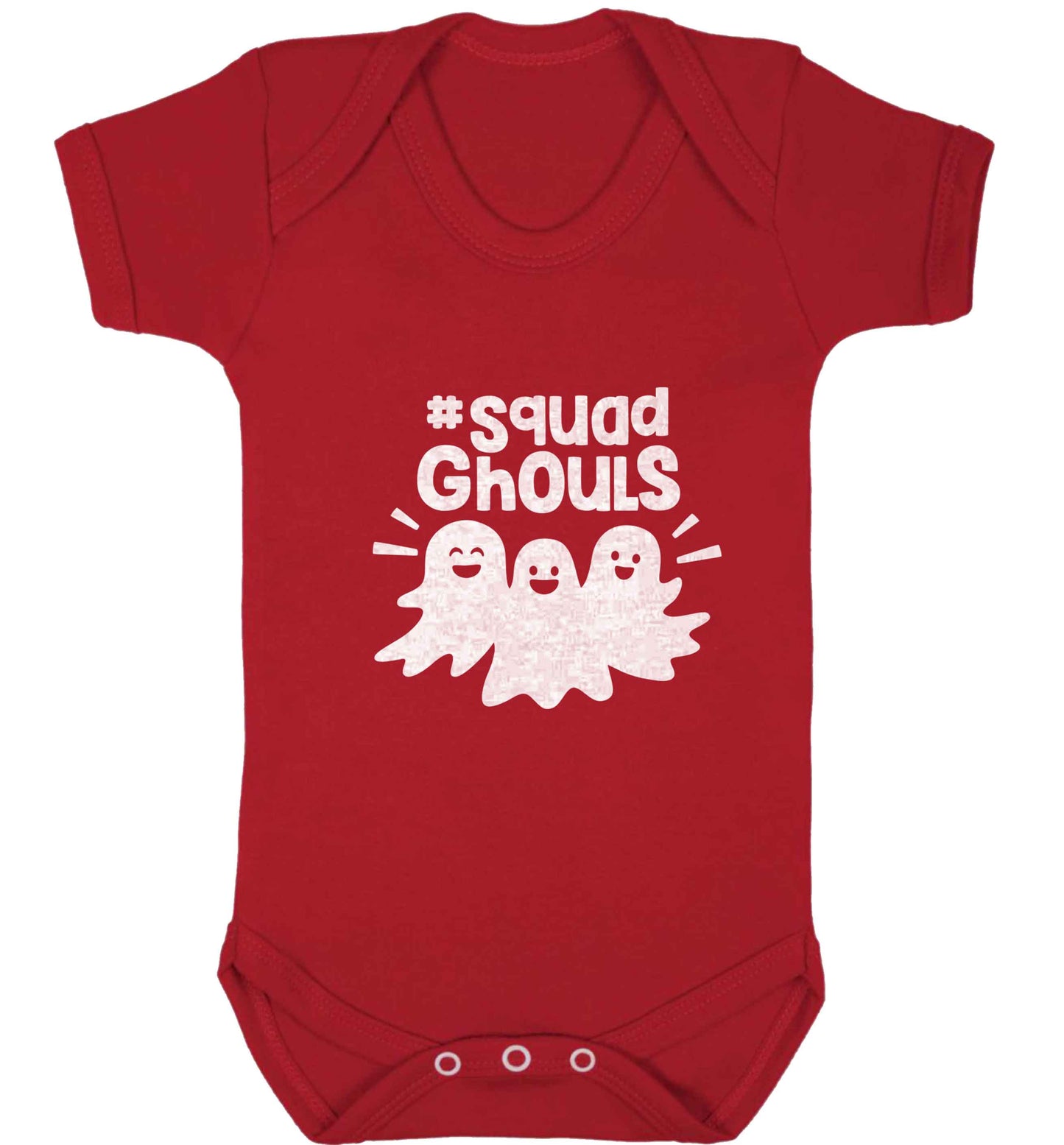 Squad ghouls Kit baby vest red 18-24 months