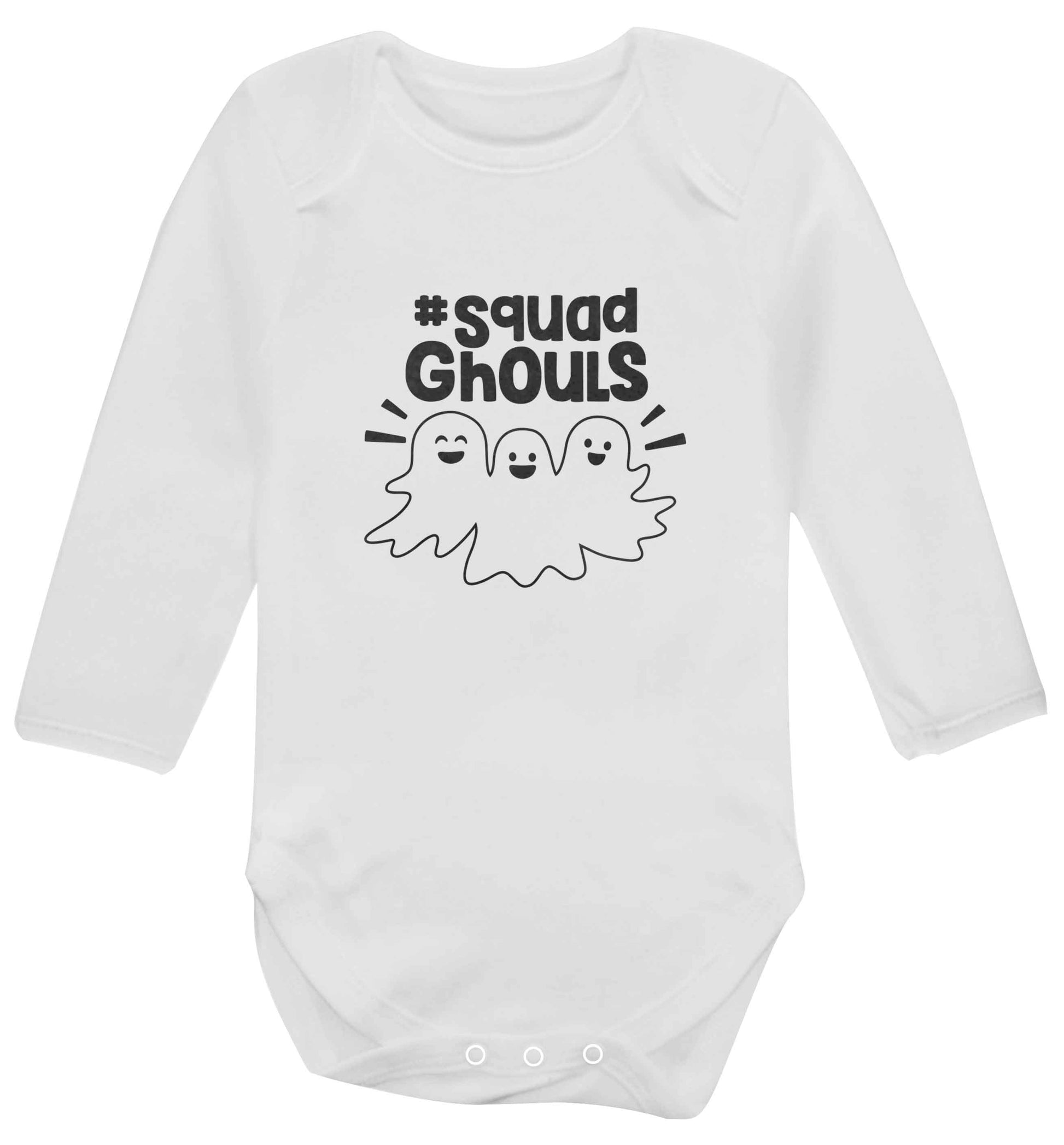 Squad ghouls Kit baby vest long sleeved white 6-12 months