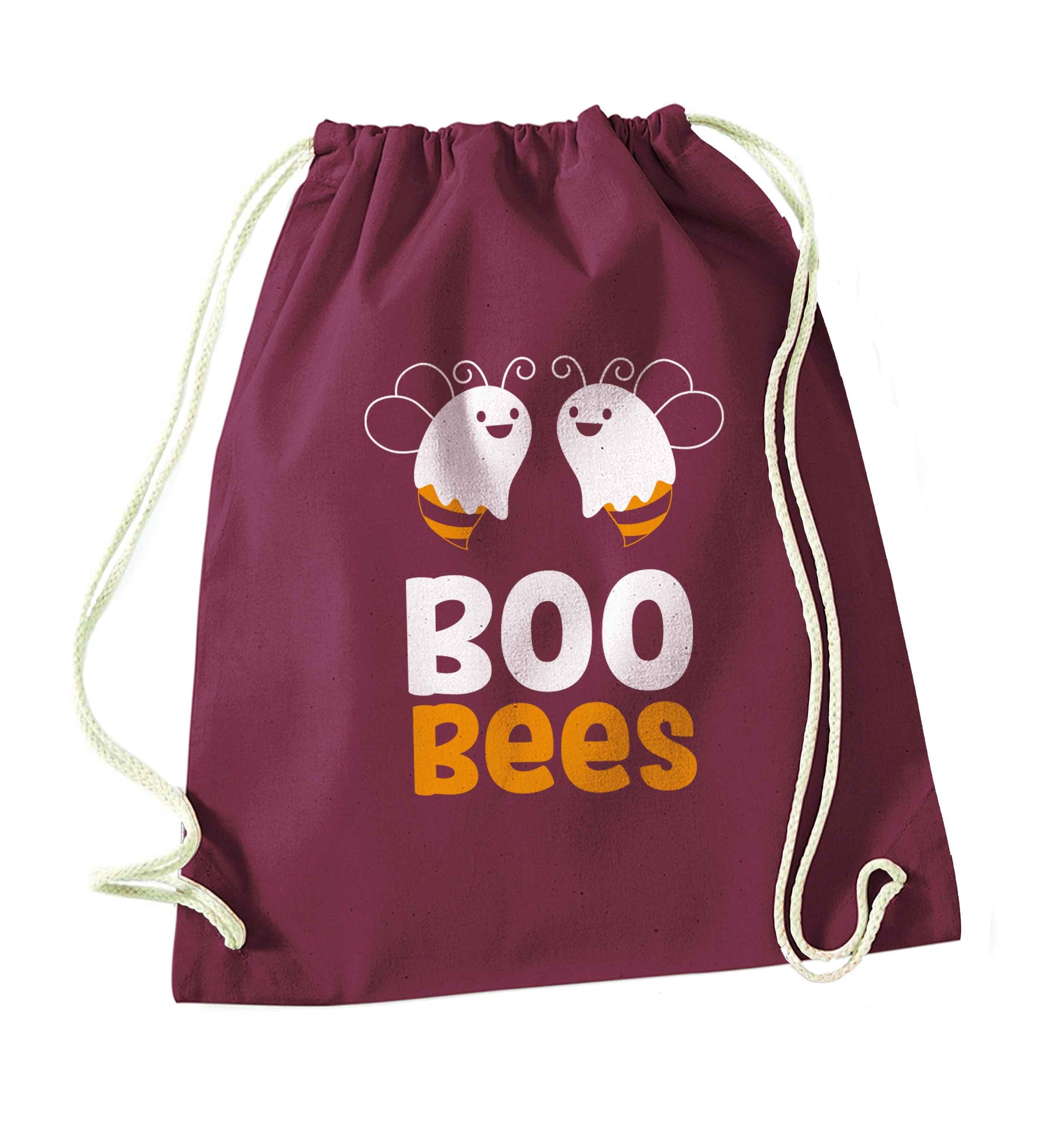 Boo bees Kit maroon drawstring bag