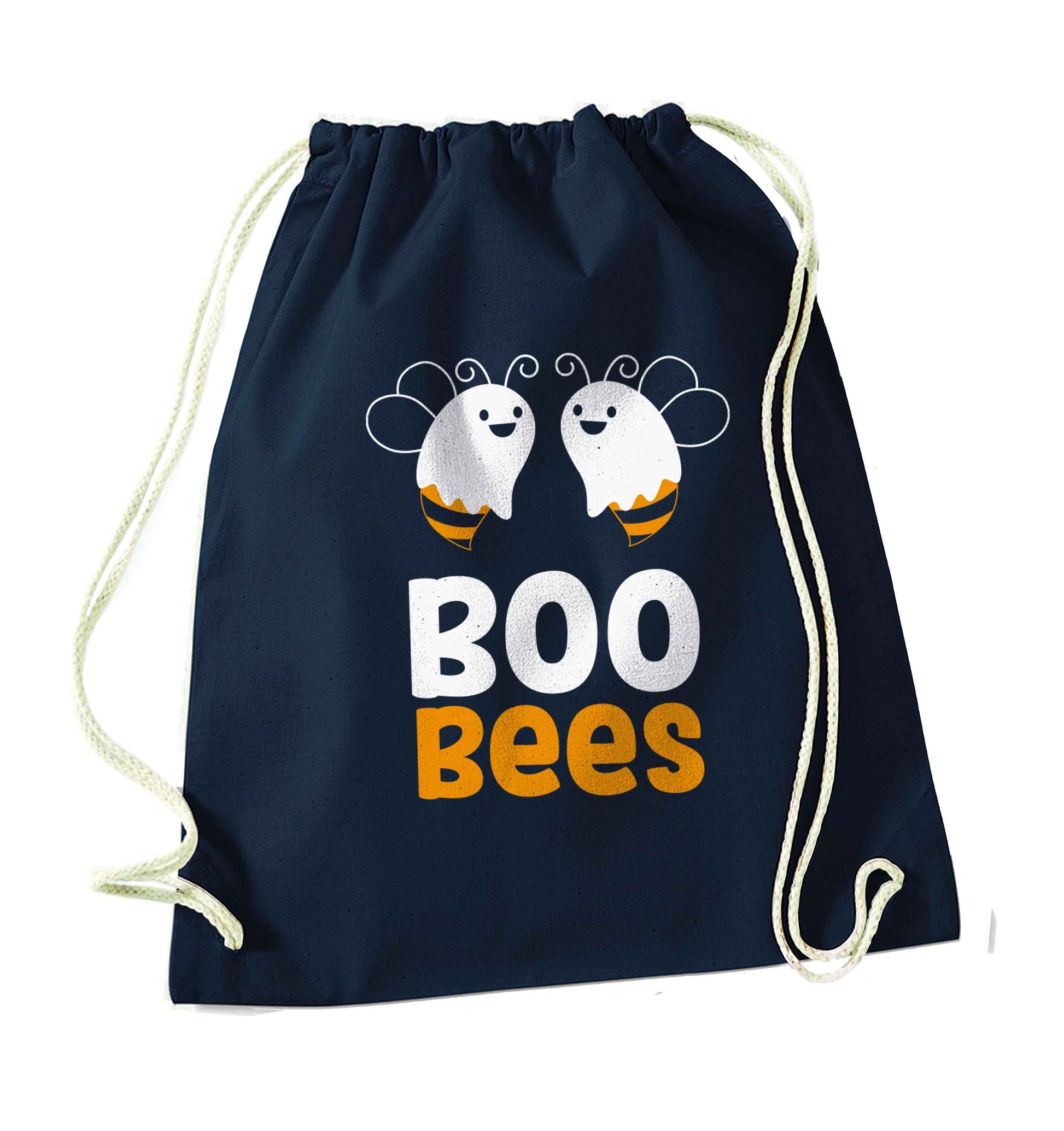 Boo bees Kit navy drawstring bag