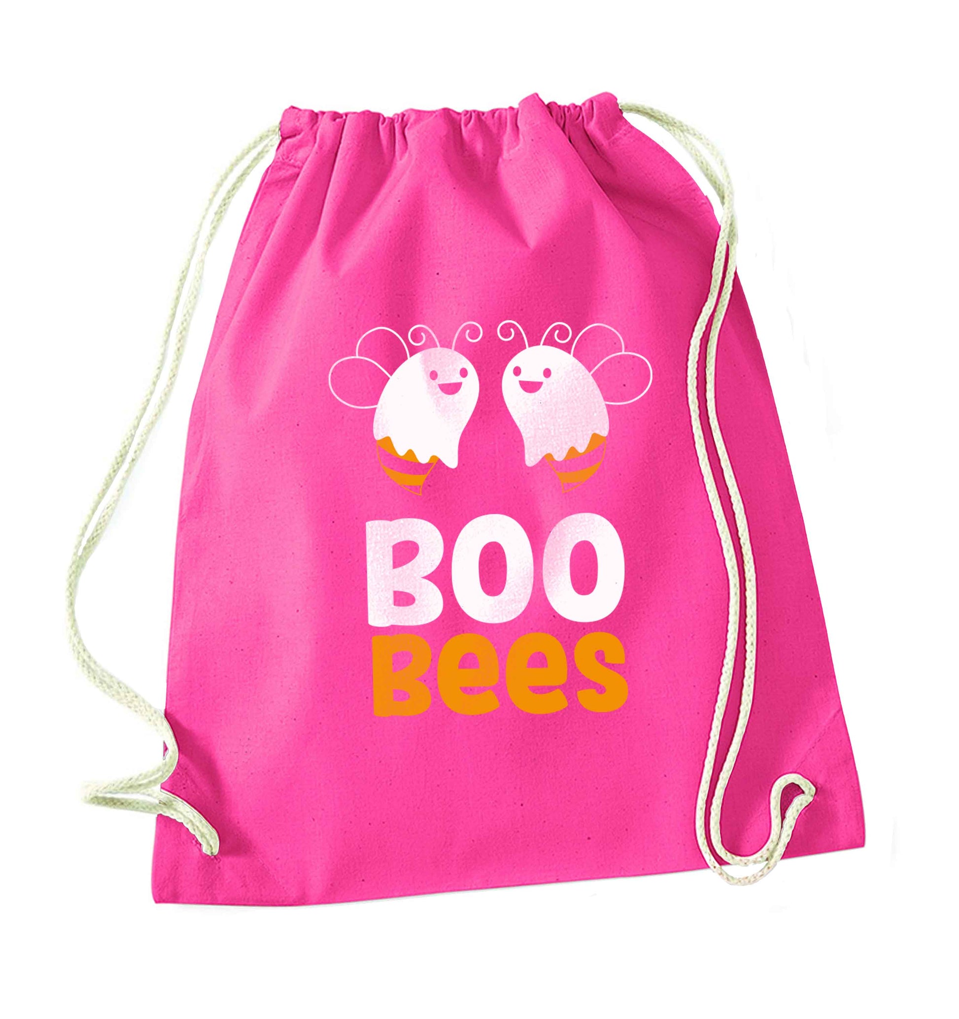 Boo bees Kit pink drawstring bag