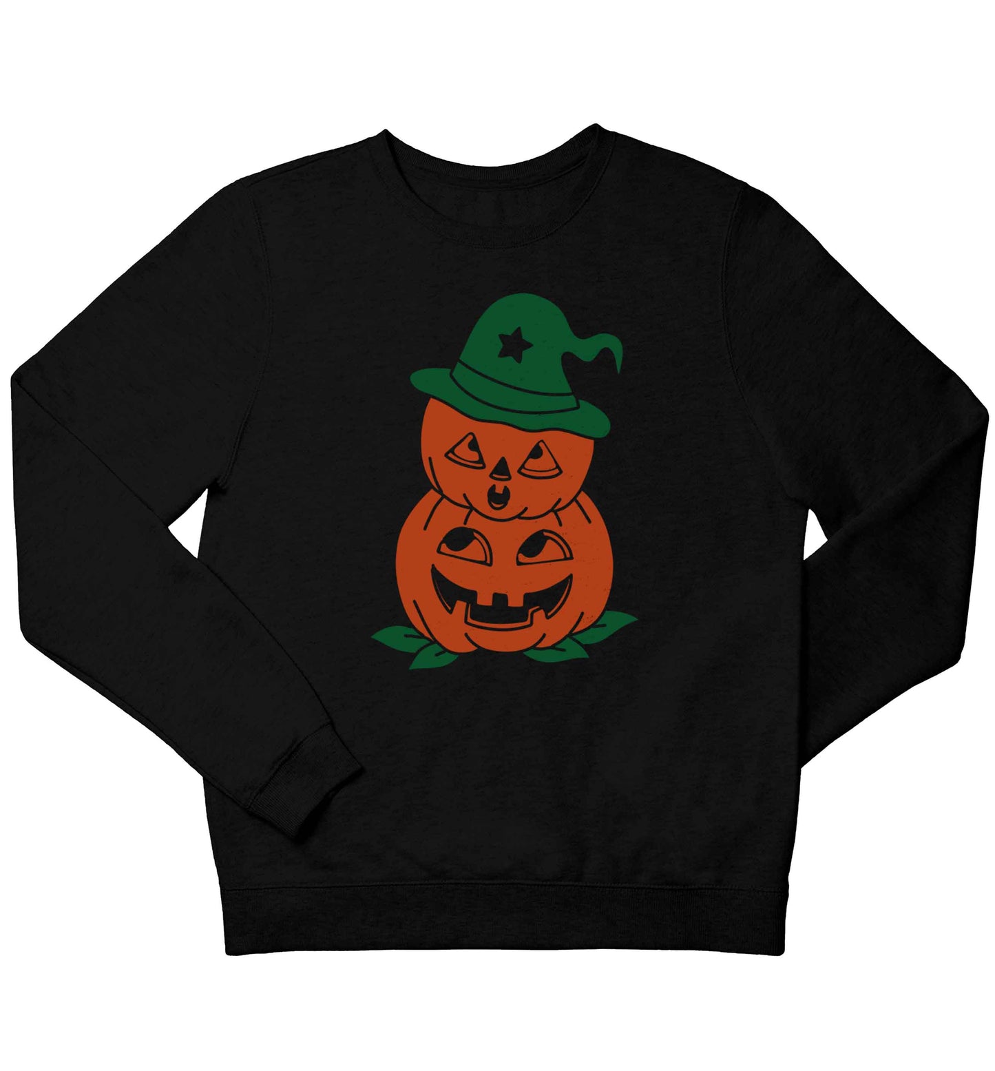 Pumpkin stack Kit children's black sweater 12-13 Years