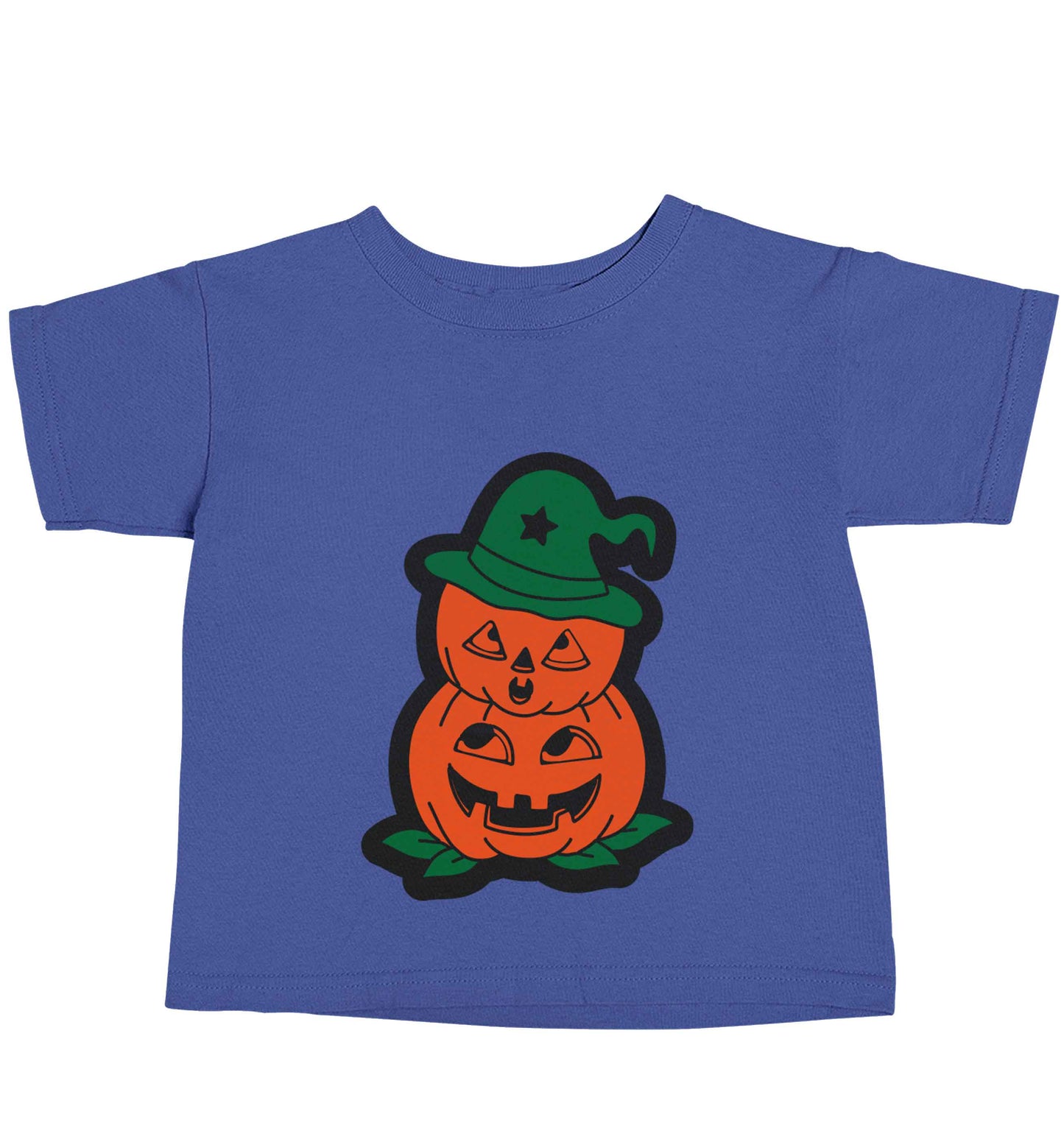 Pumpkin stack Kit blue baby toddler Tshirt 2 Years