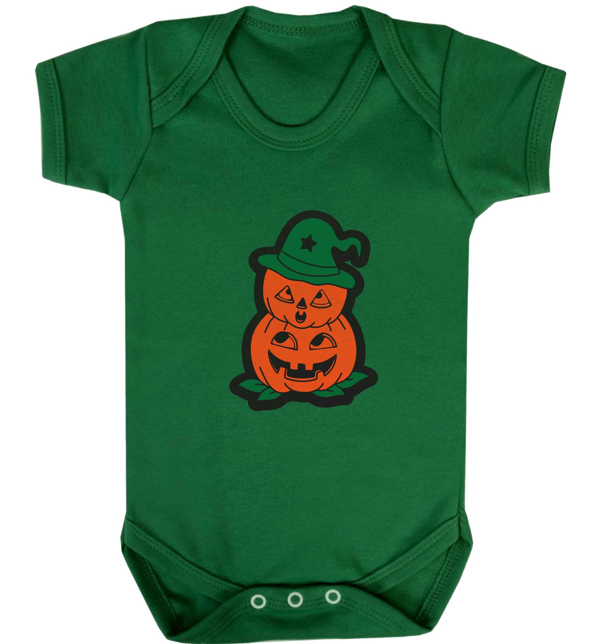 Pumpkin stack Kit baby vest green 18-24 months