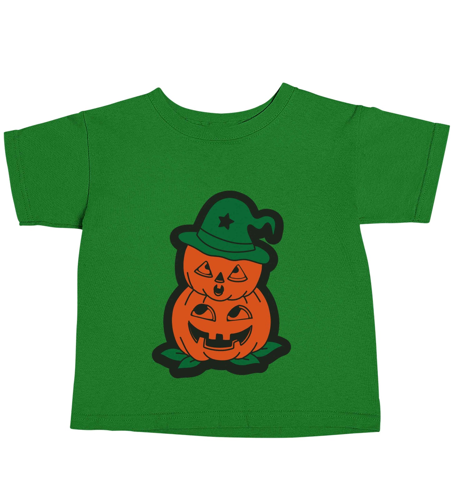 Pumpkin stack Kit green baby toddler Tshirt 2 Years