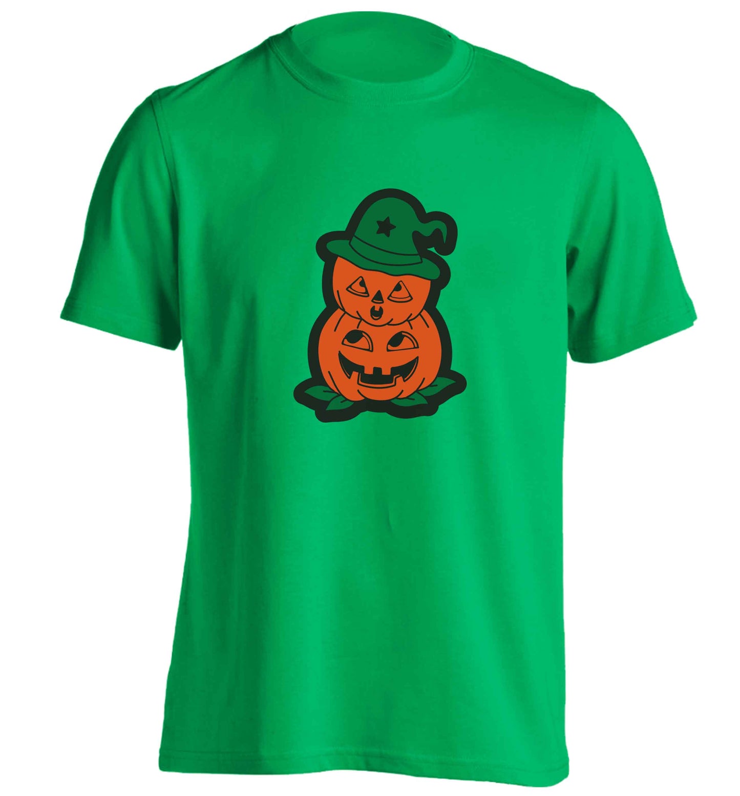 Pumpkin stack Kit adults unisex green Tshirt 2XL