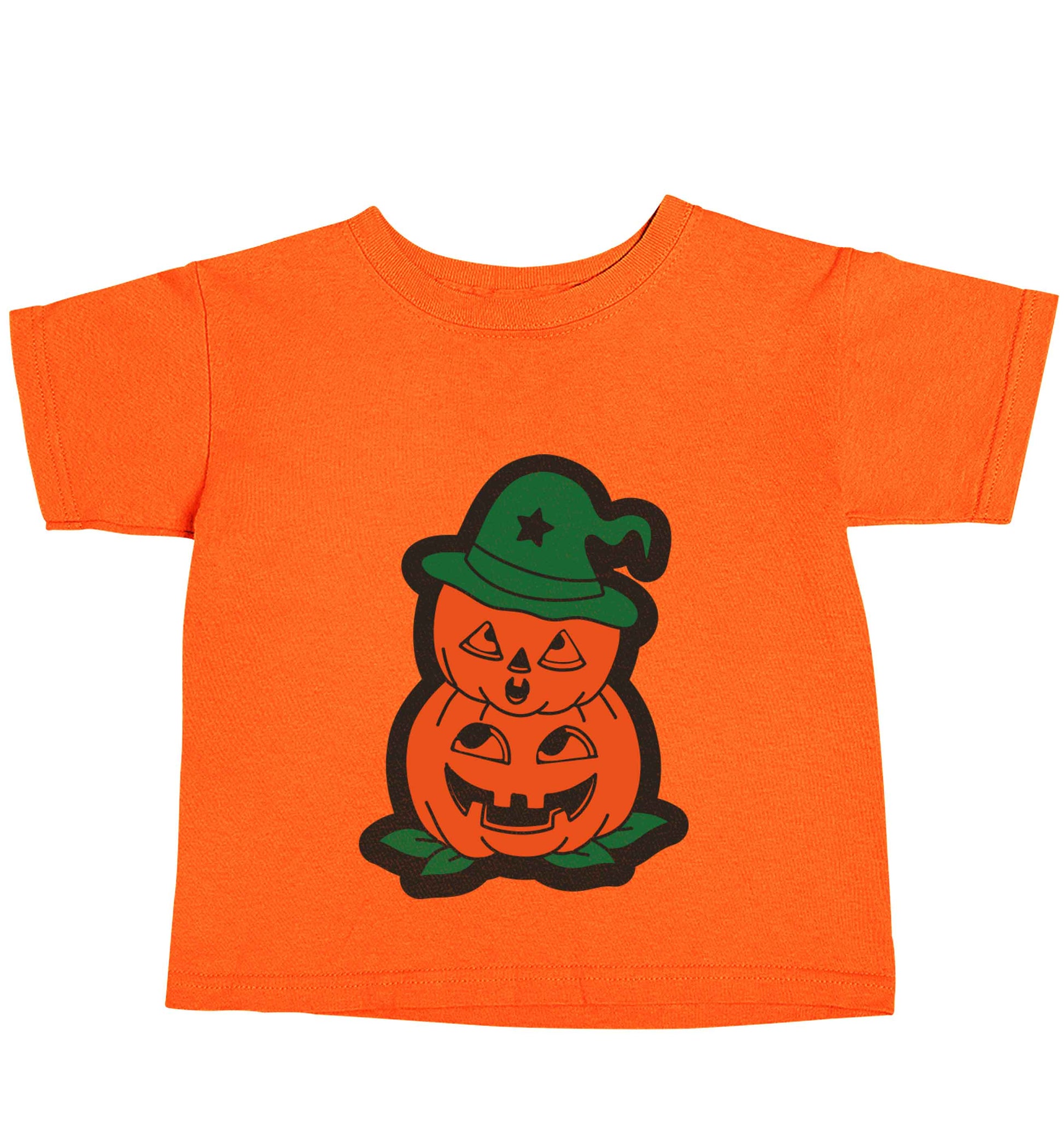 Pumpkin stack Kit orange baby toddler Tshirt 2 Years