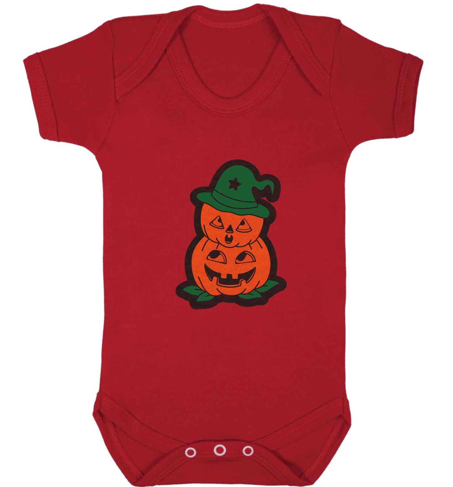 Pumpkin stack Kit baby vest red 18-24 months