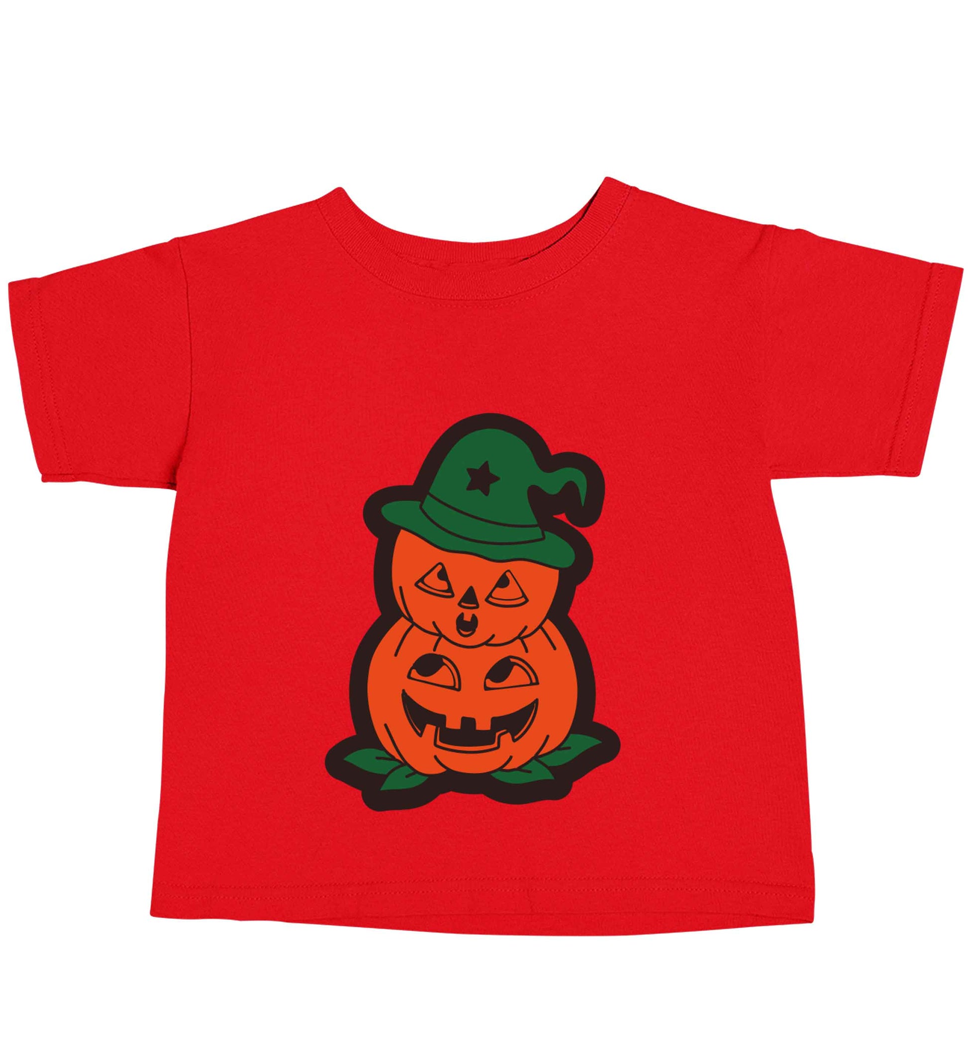 Pumpkin stack Kit red baby toddler Tshirt 2 Years