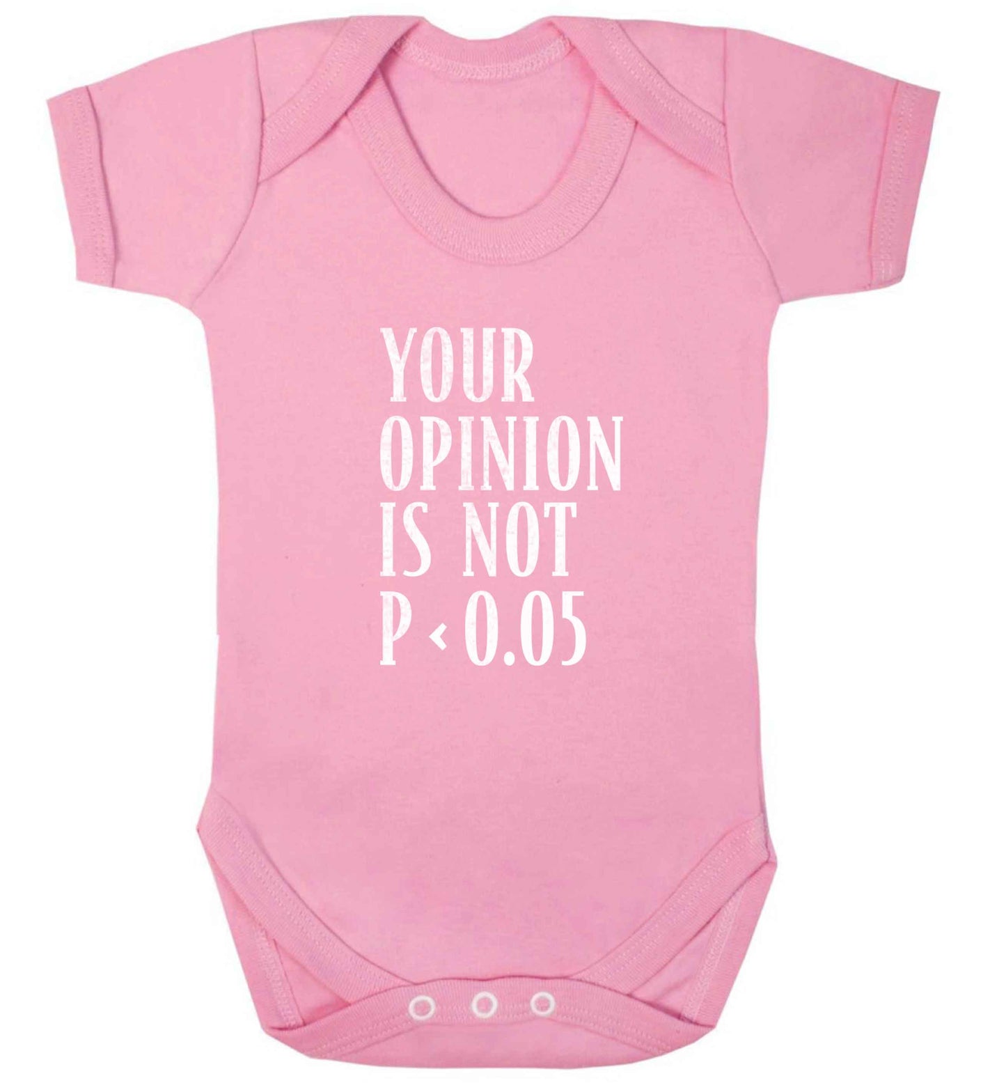 Your opinion is not P < 0.05baby vest pale pink 18-24 months