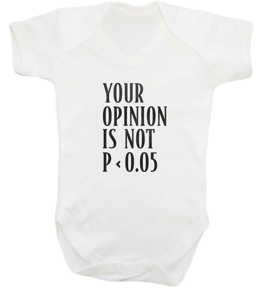 Your opinion is not P < 0.05baby vest white 18-24 months