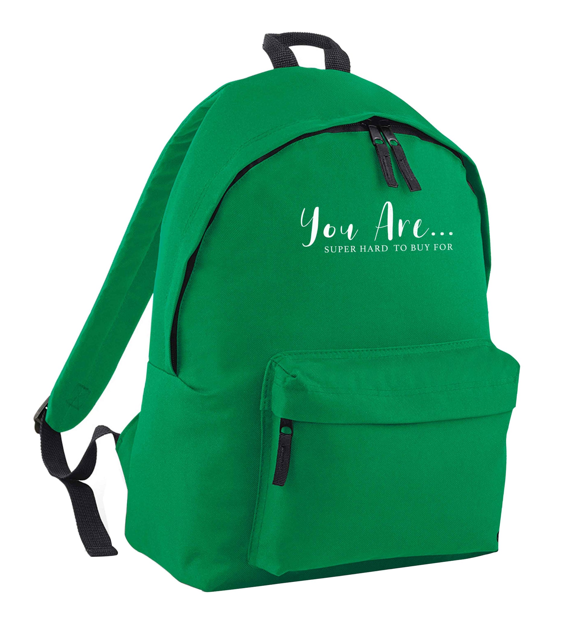 You are super hard to buy for green adults backpack