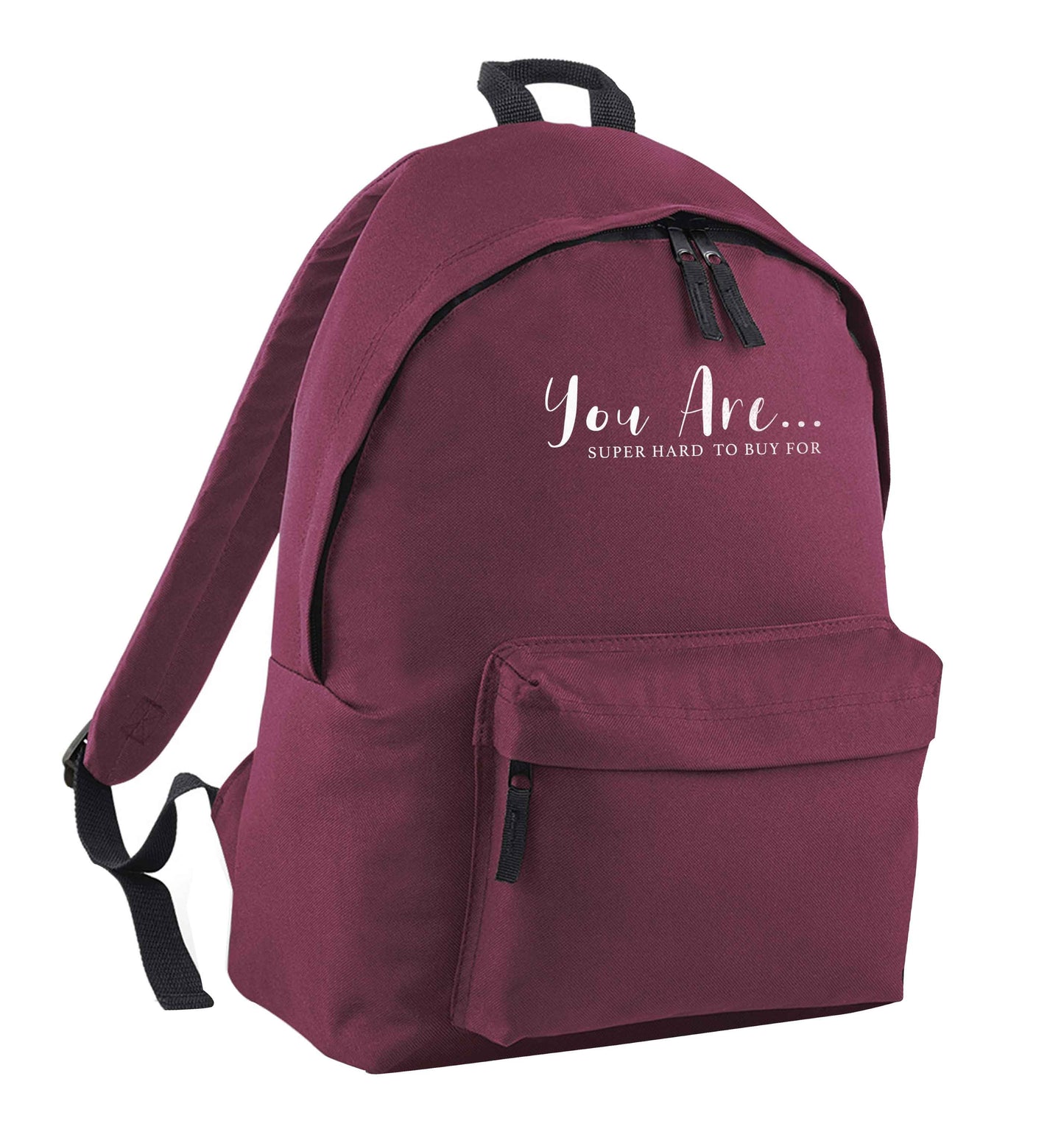 You are super hard to buy for maroon adults backpack