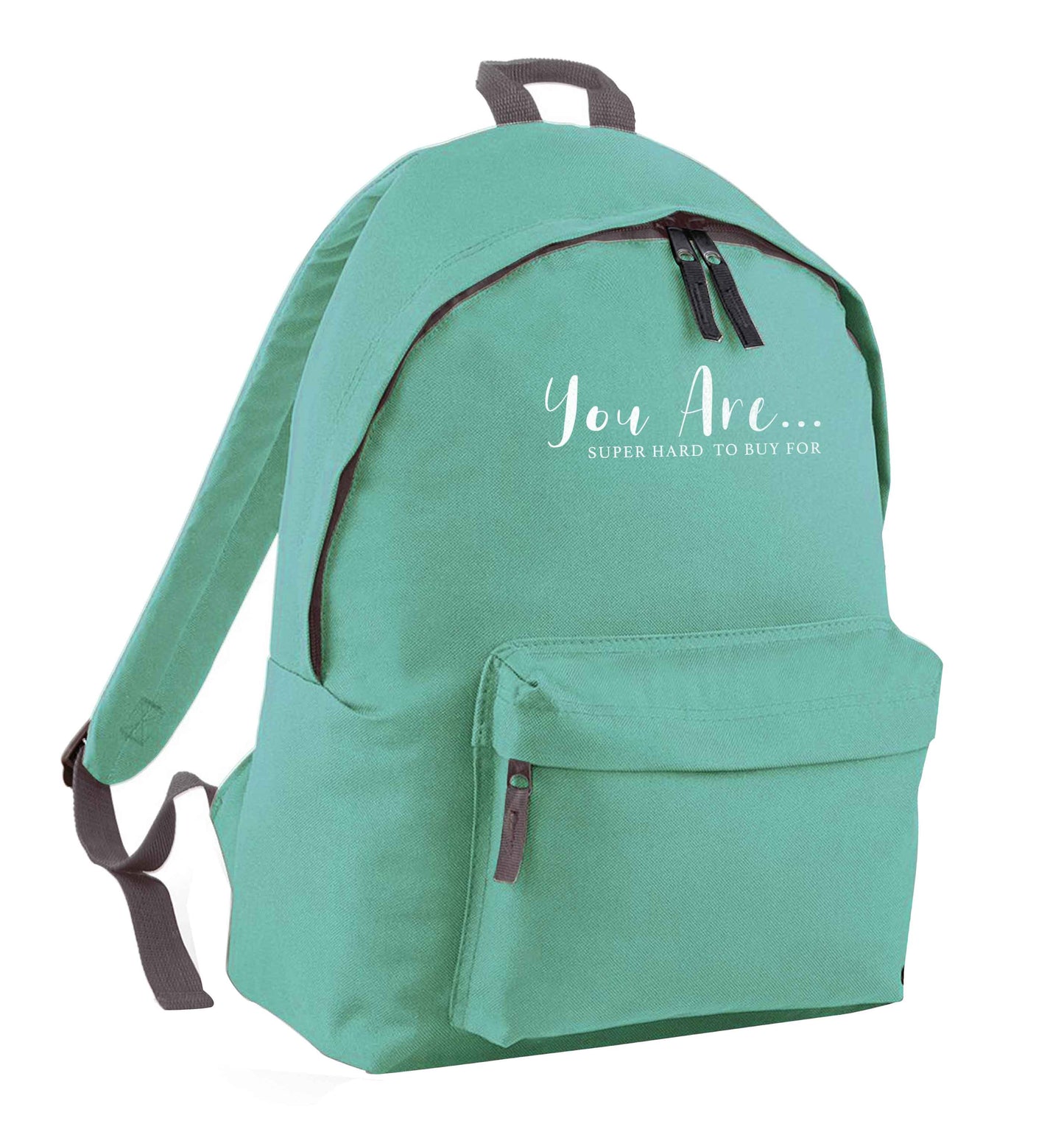 You are super hard to buy for mint adults backpack